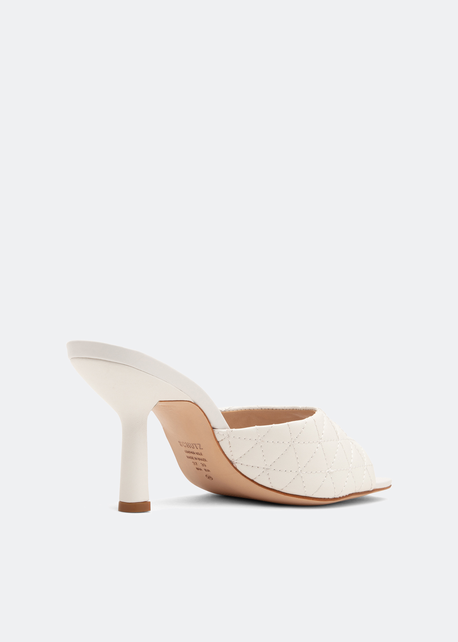 

Fryda mules, White