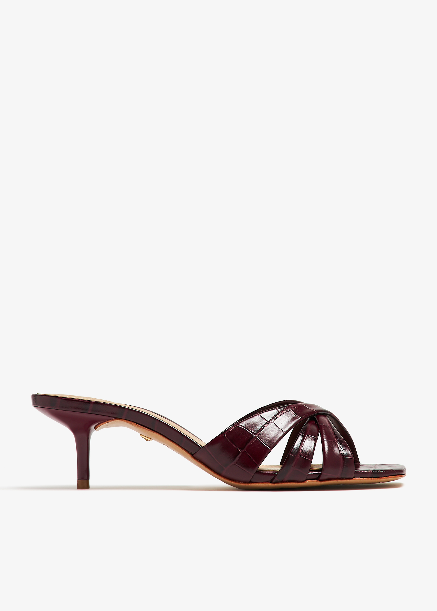 

Keefa mules, Burgundy