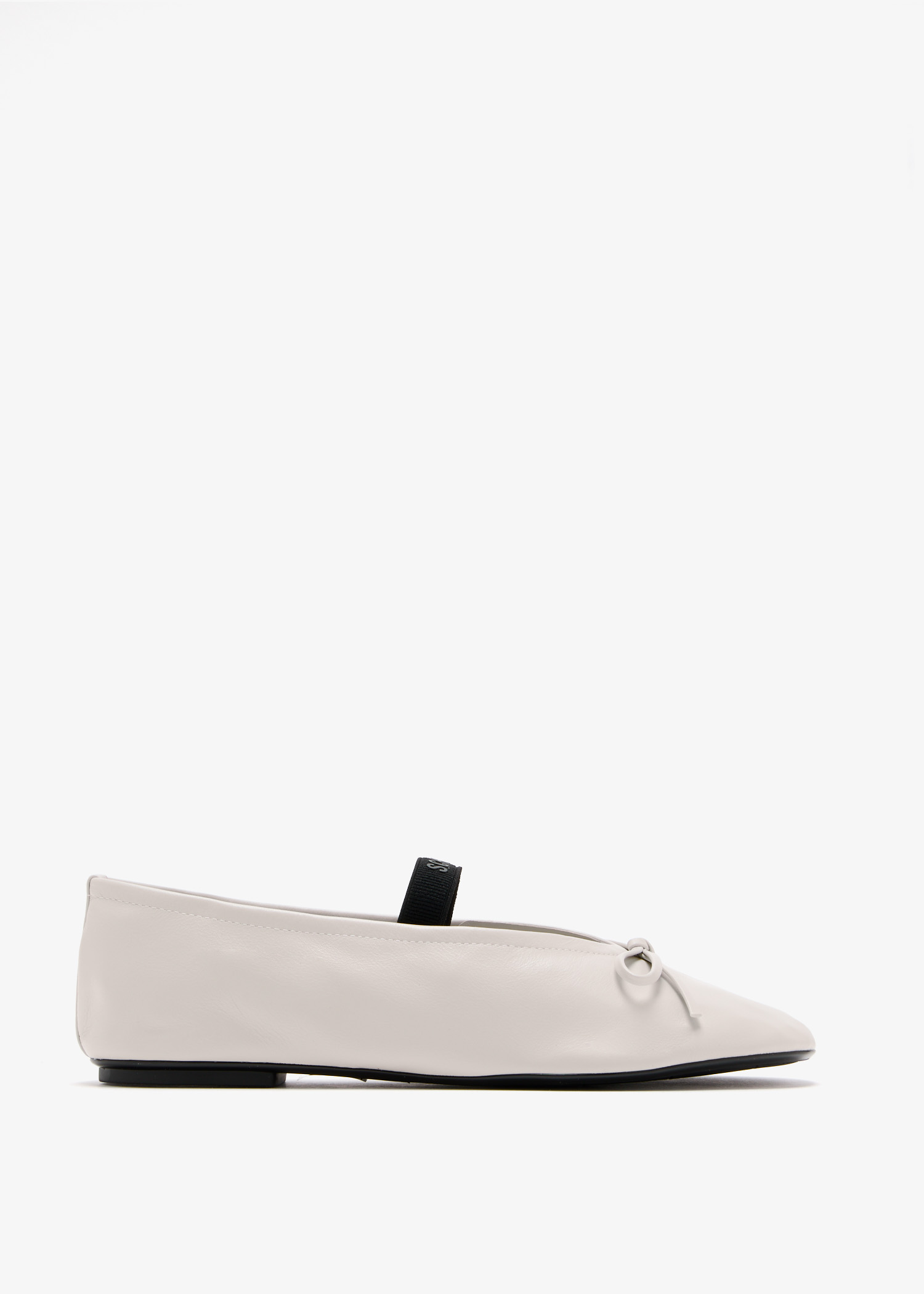 

Bow ballerinas, White