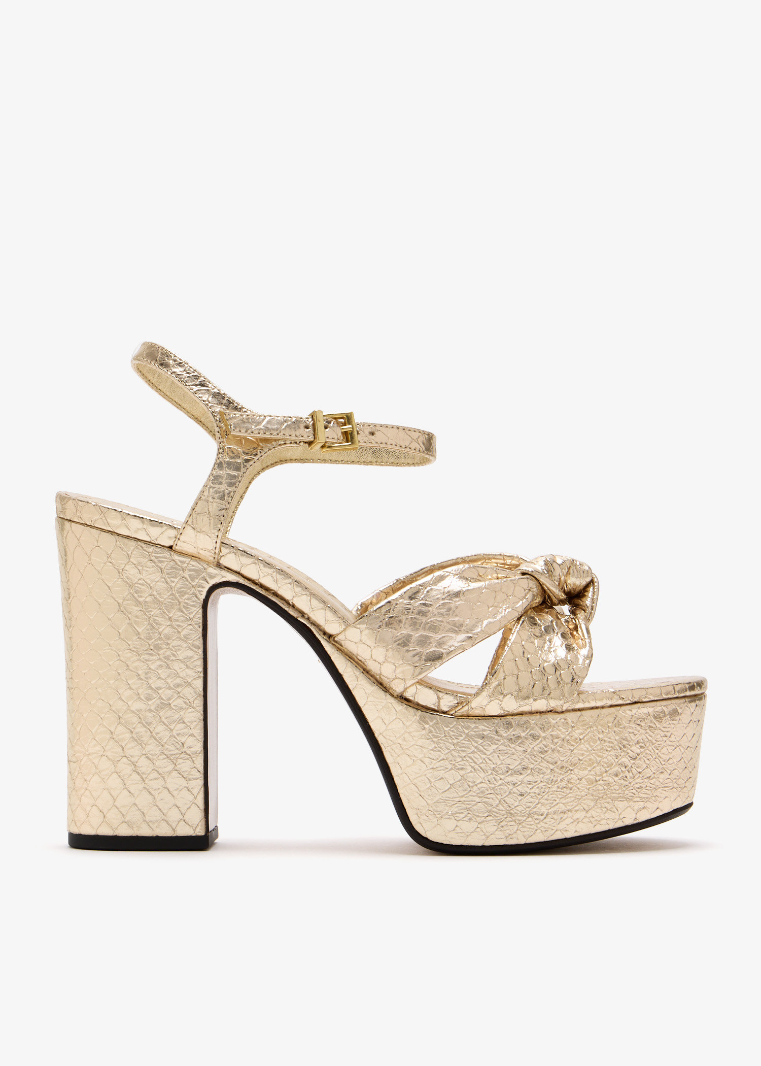 

Keefa platform sandals, Gold