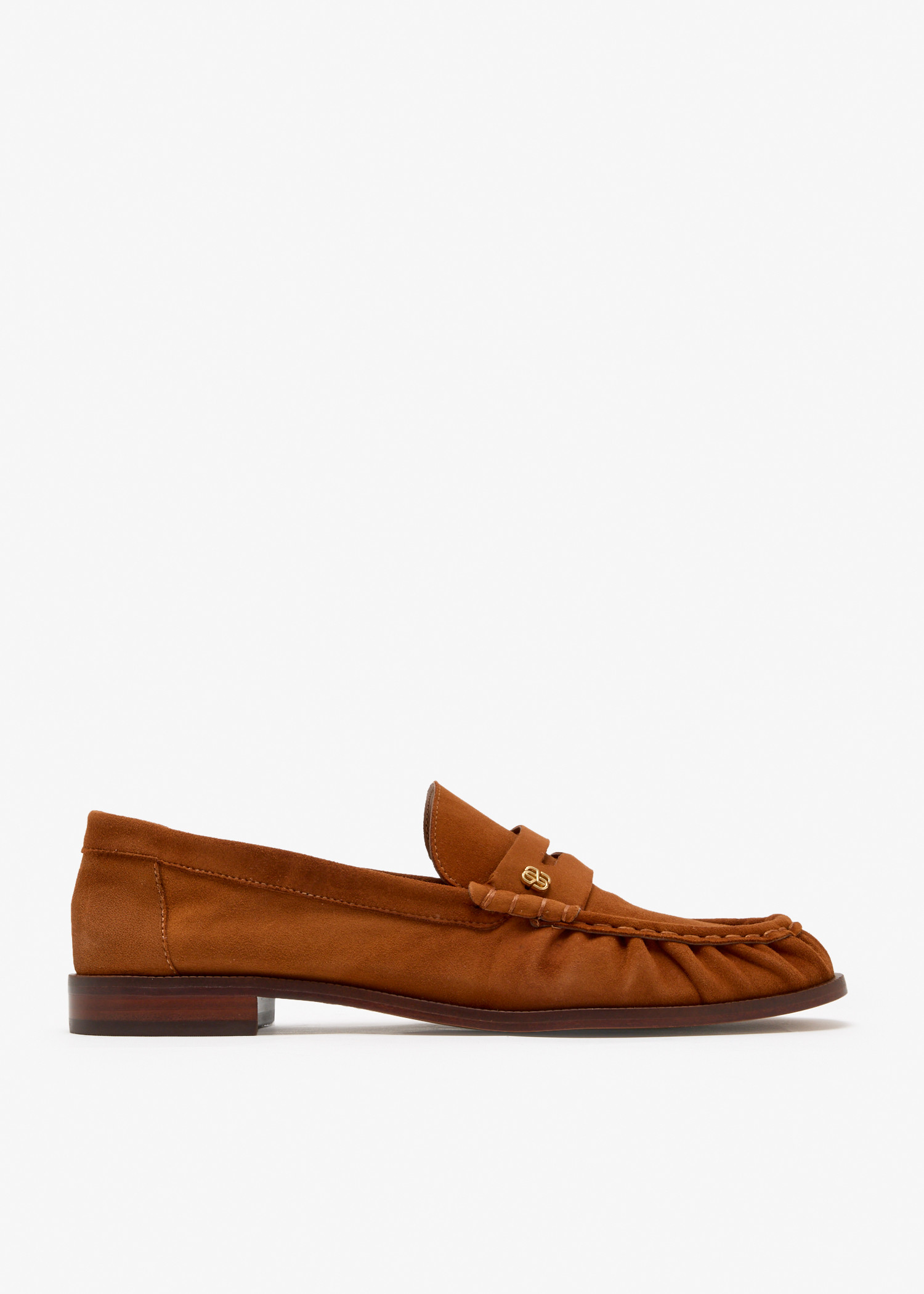

Suede loafers, Brown