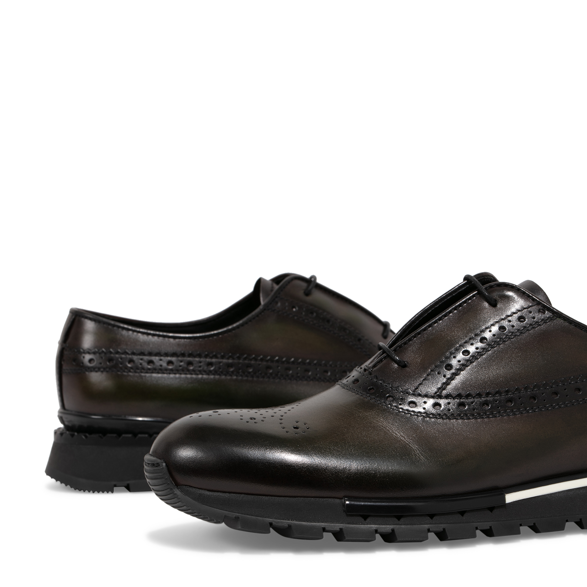 

Fast Track leather sneakers, Brown