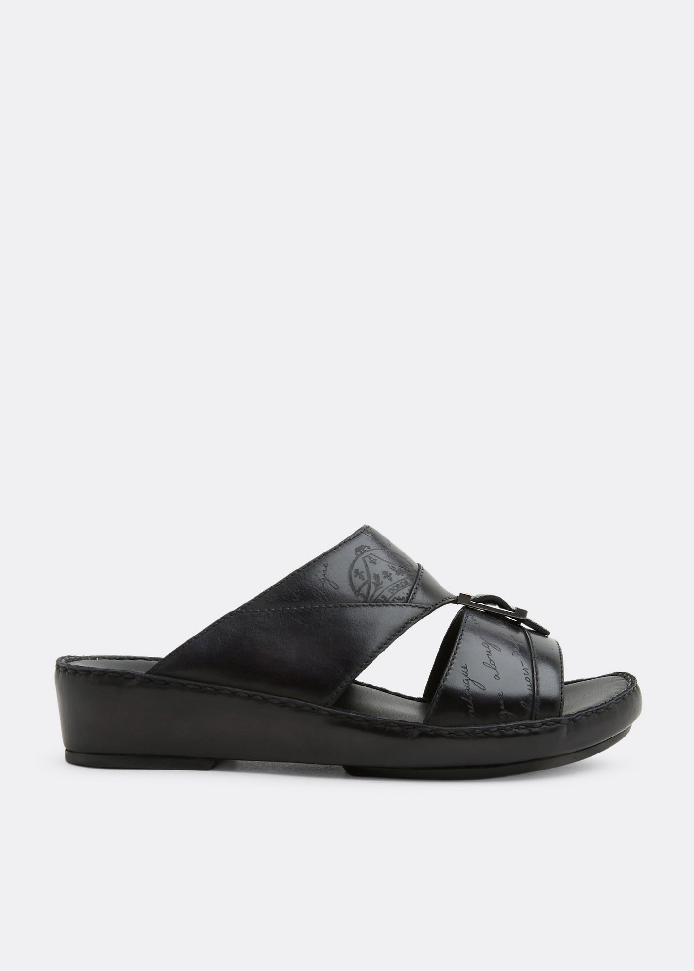 

Dubai leather sandals, Black