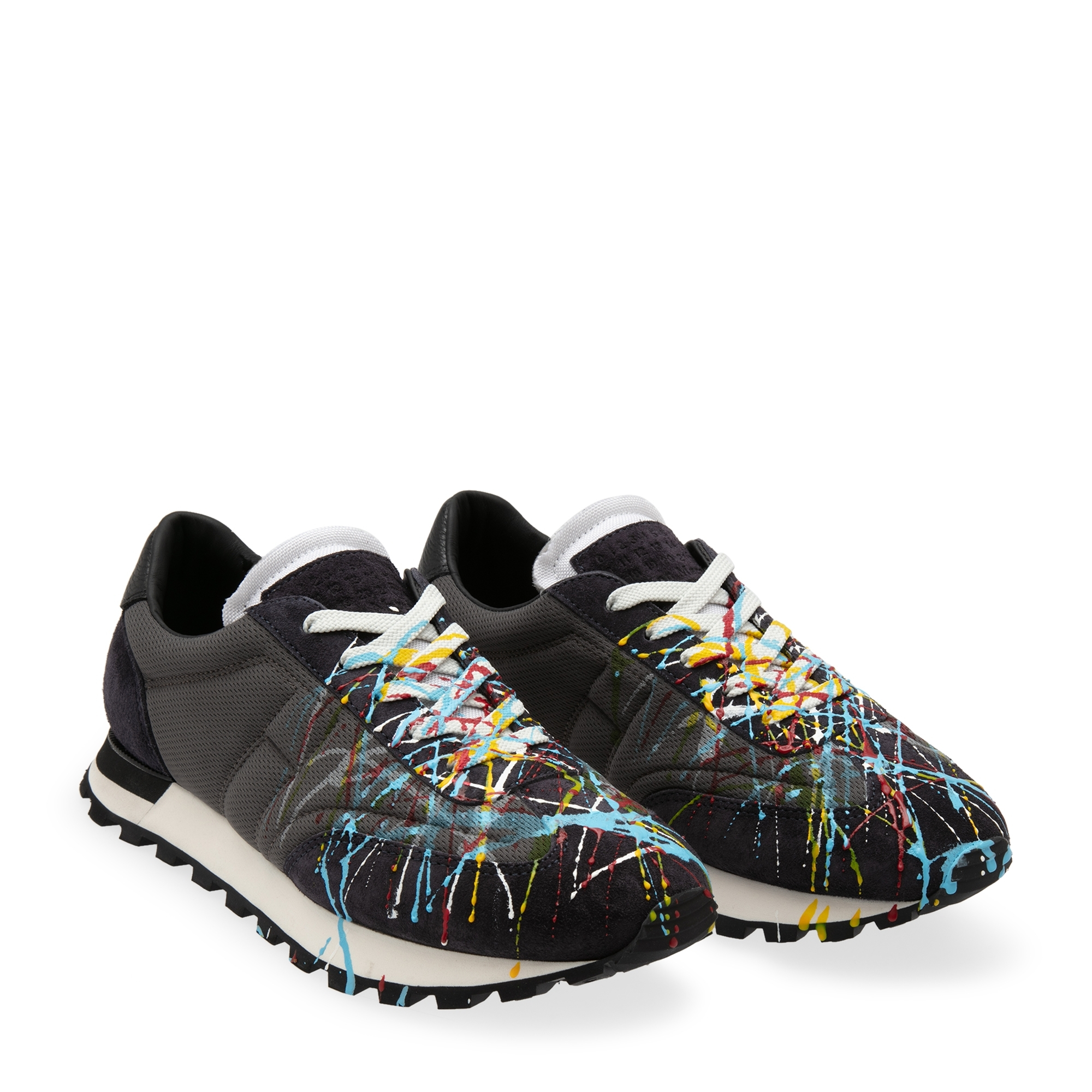 

Replica 'paint drop' sneakers, Grey