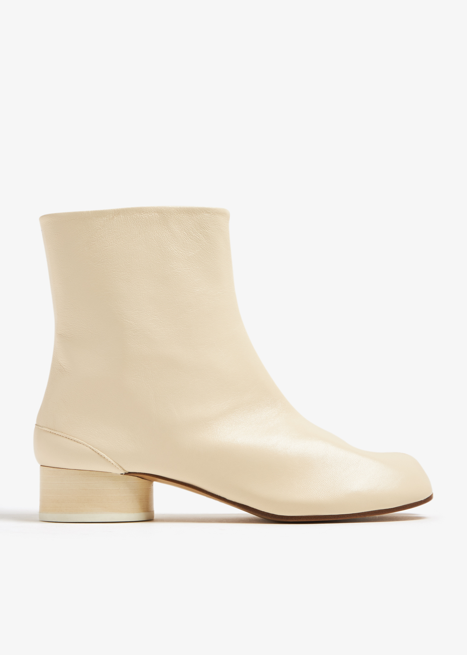 

Tabi ankle boots, Beige