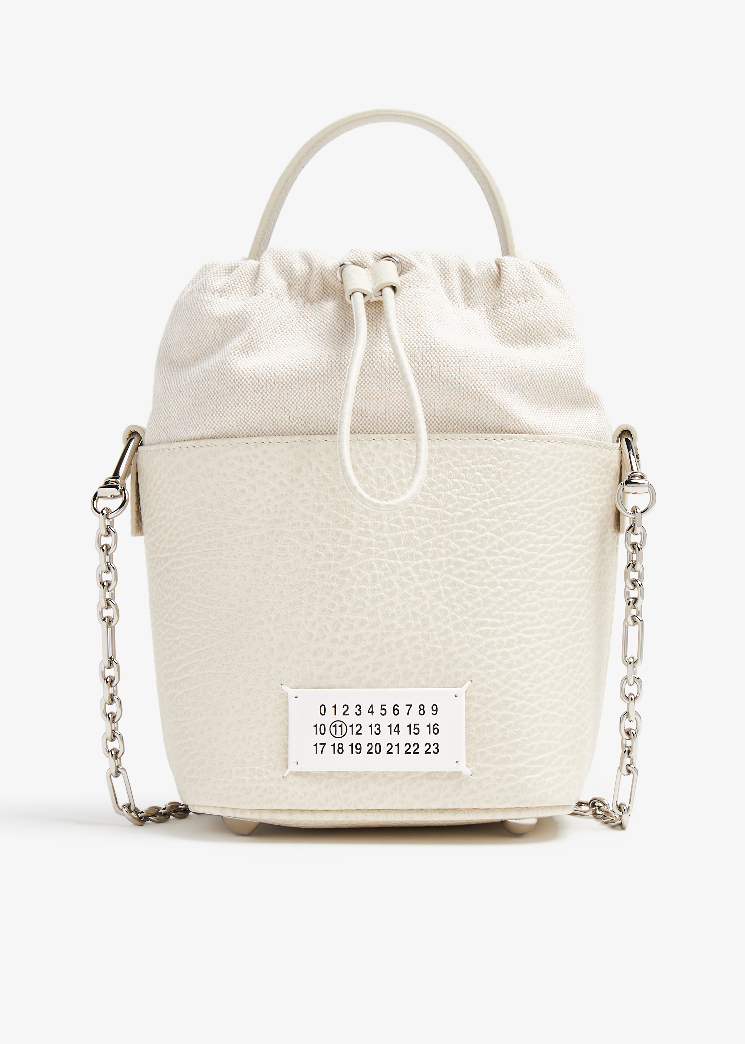 

5AC bucket bag, White