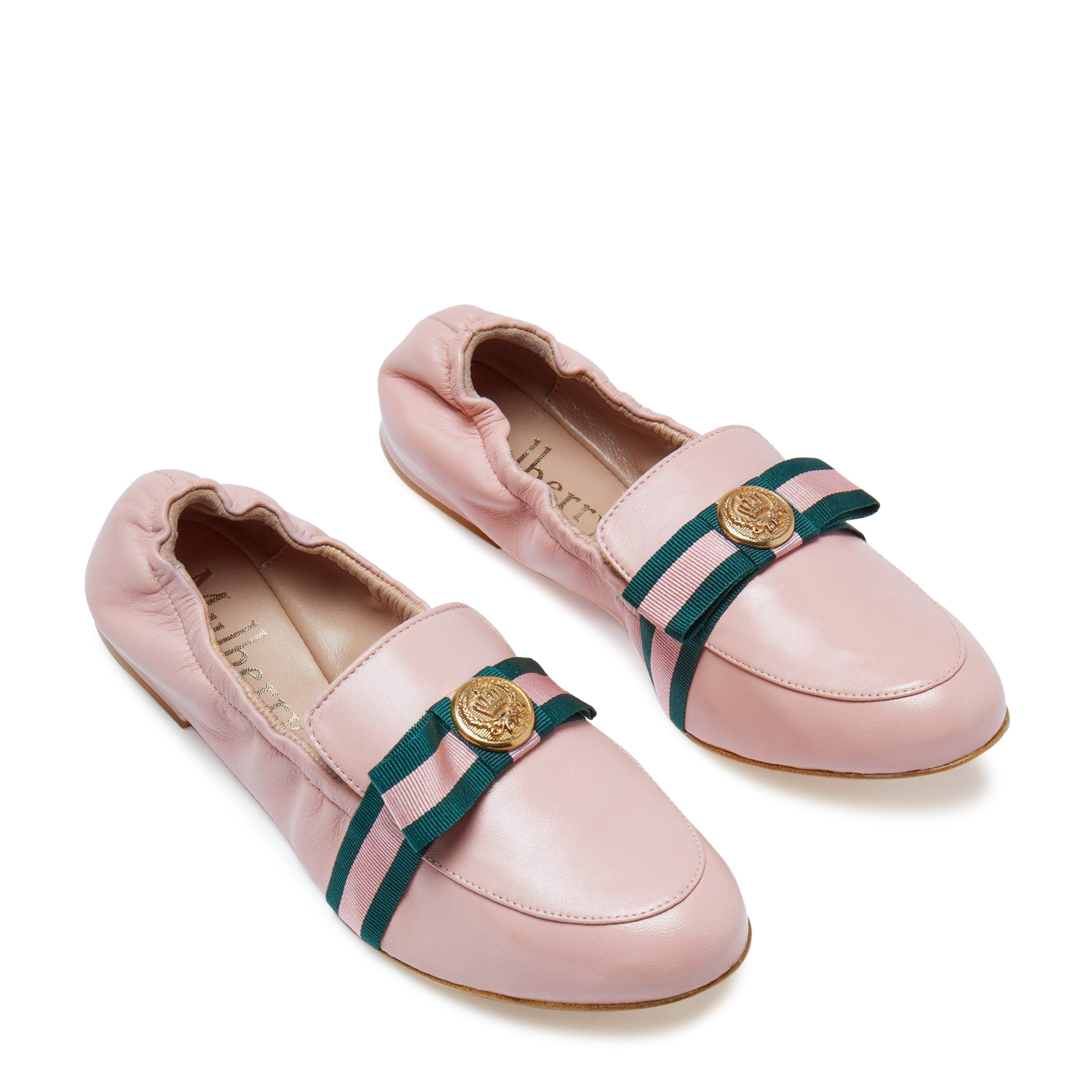 

Jazz ribbon bow slippers, Pink