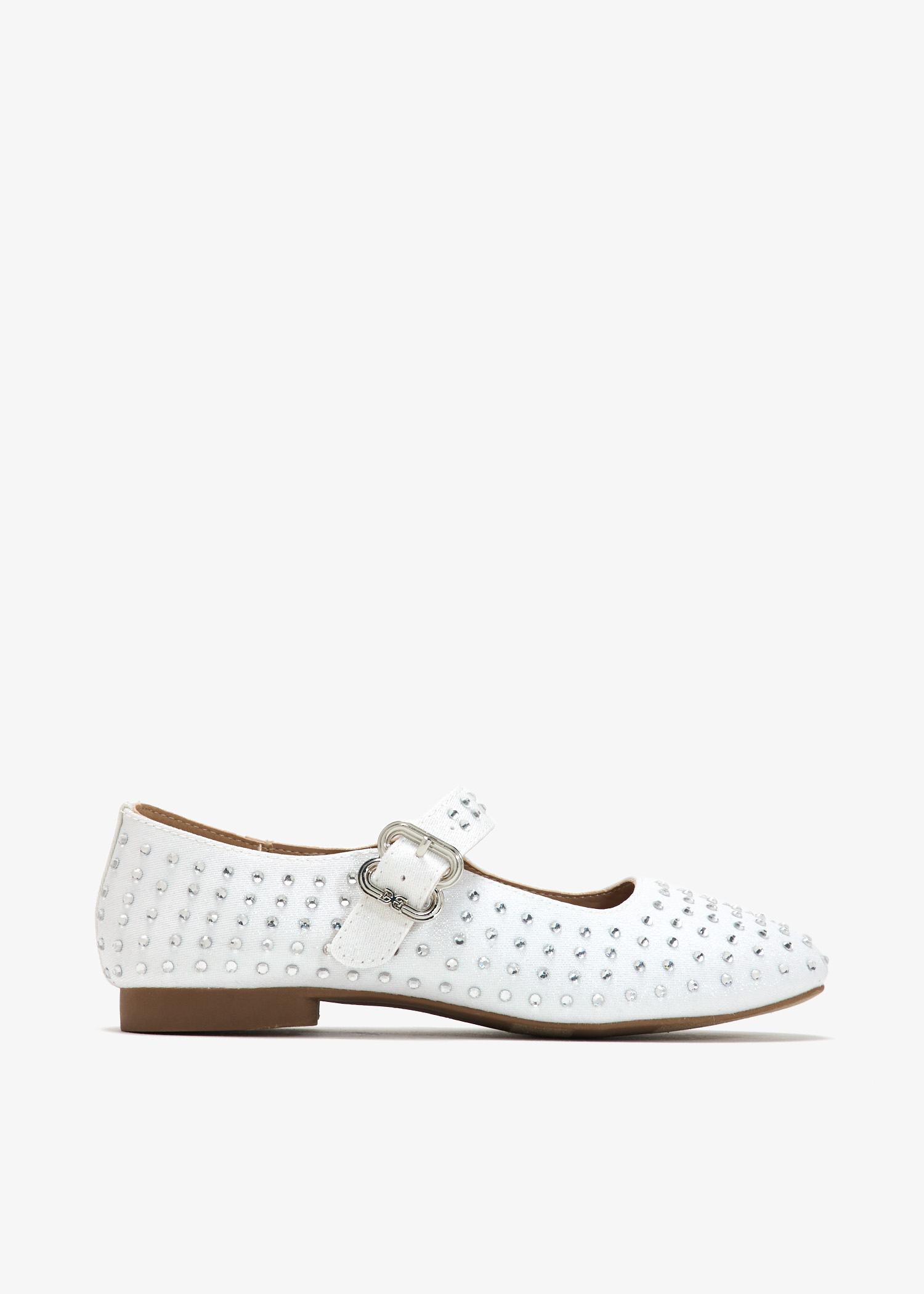 

Maeve Michaela Mary Jane flats, White