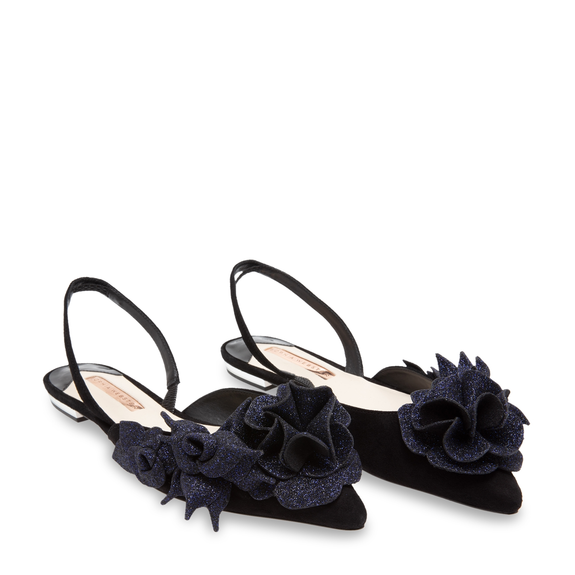 

Jumbo Lilico slingback flats, Black