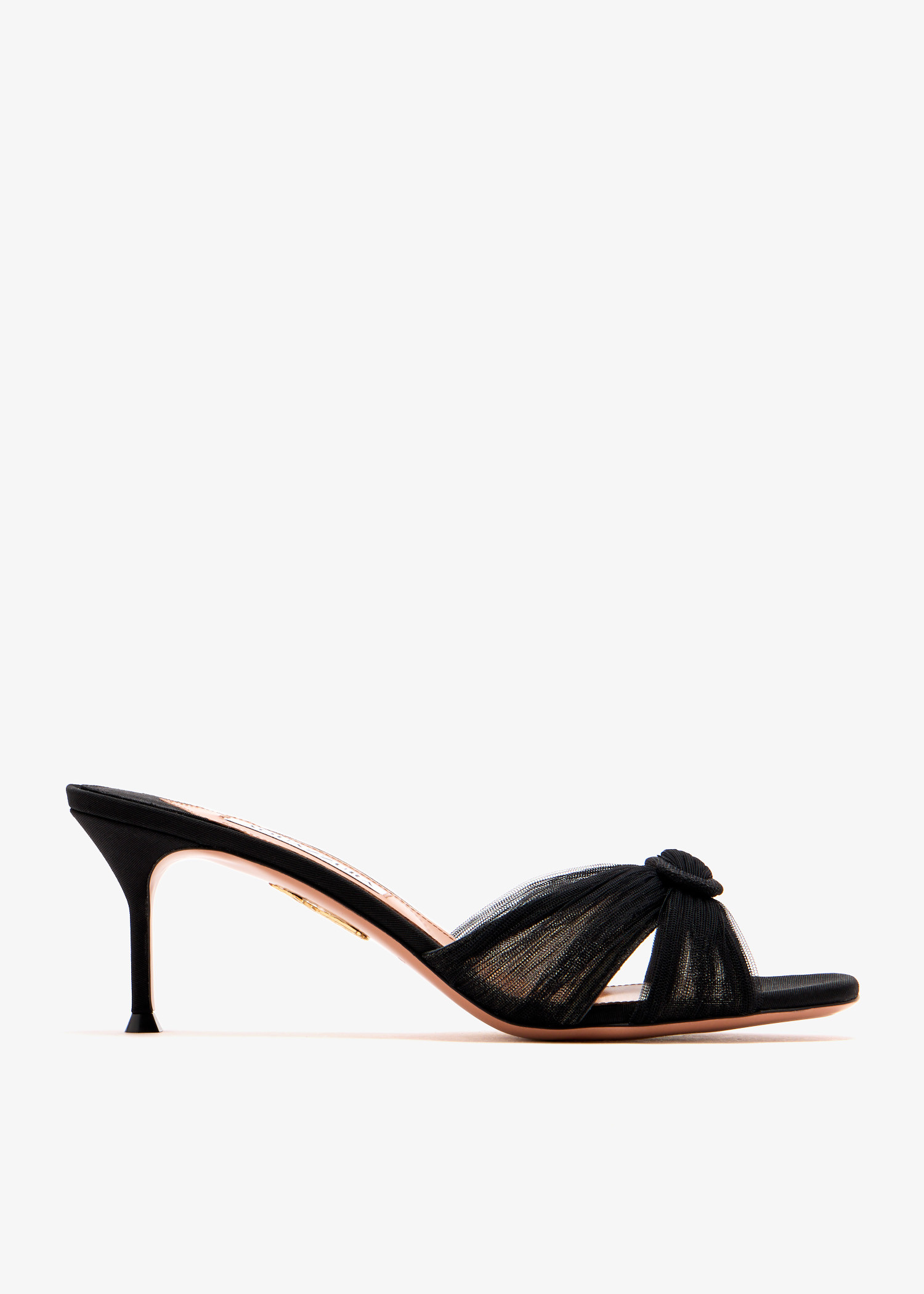 

Sheer Baby 65 mules, Black
