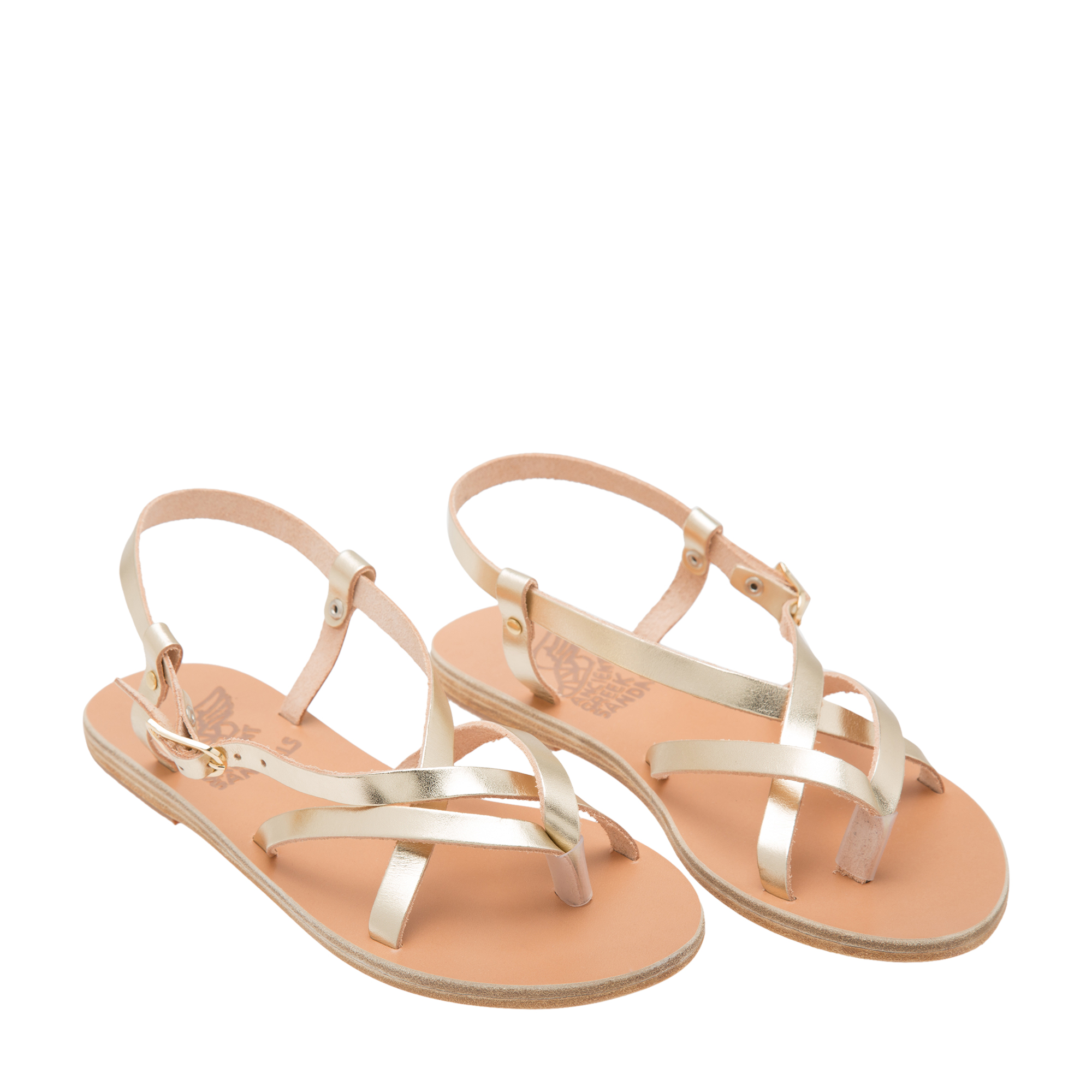 

Semele leather sandals, Gold