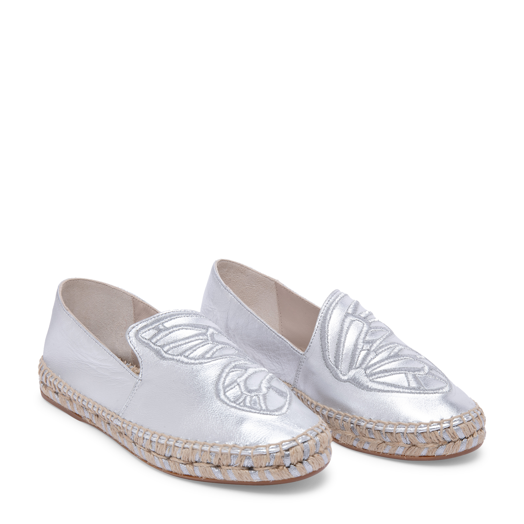

Butterfly espadrilles, Silver