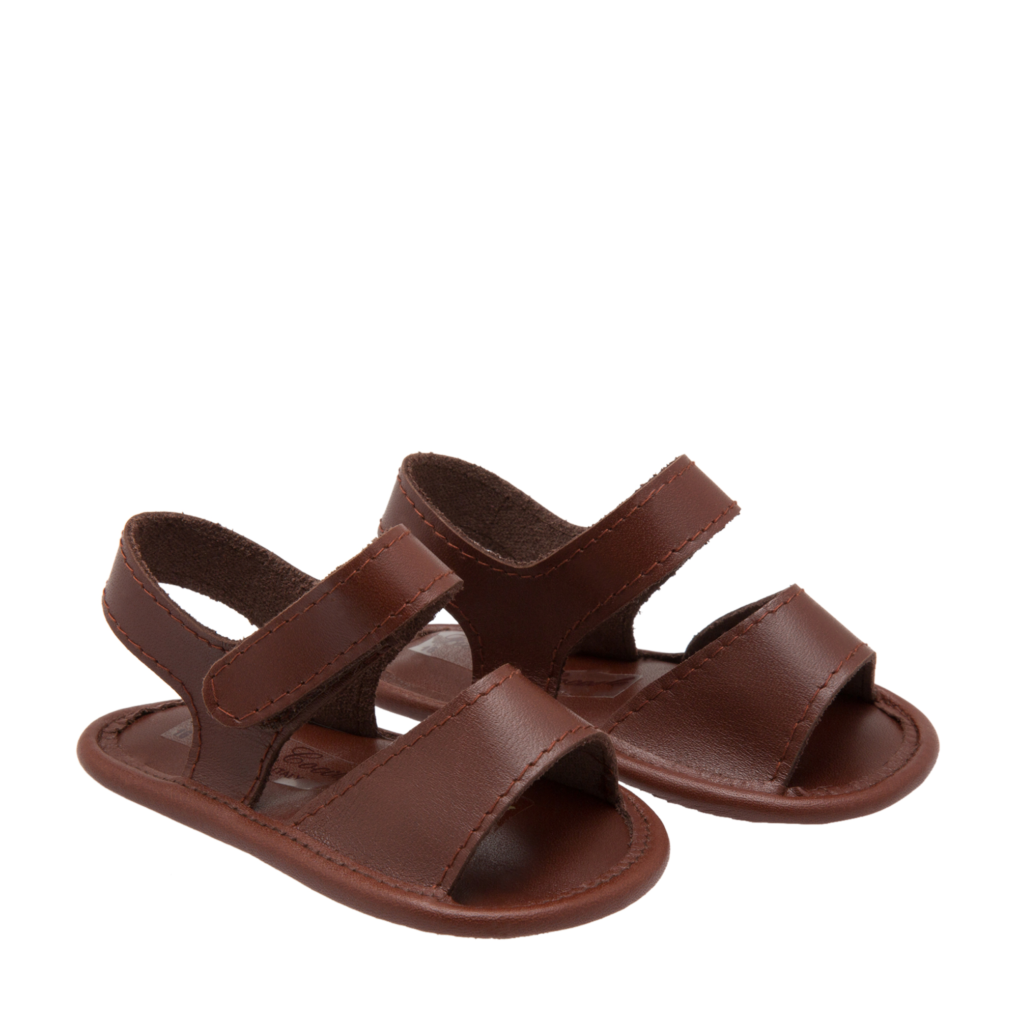 

Leather sandals, Brown