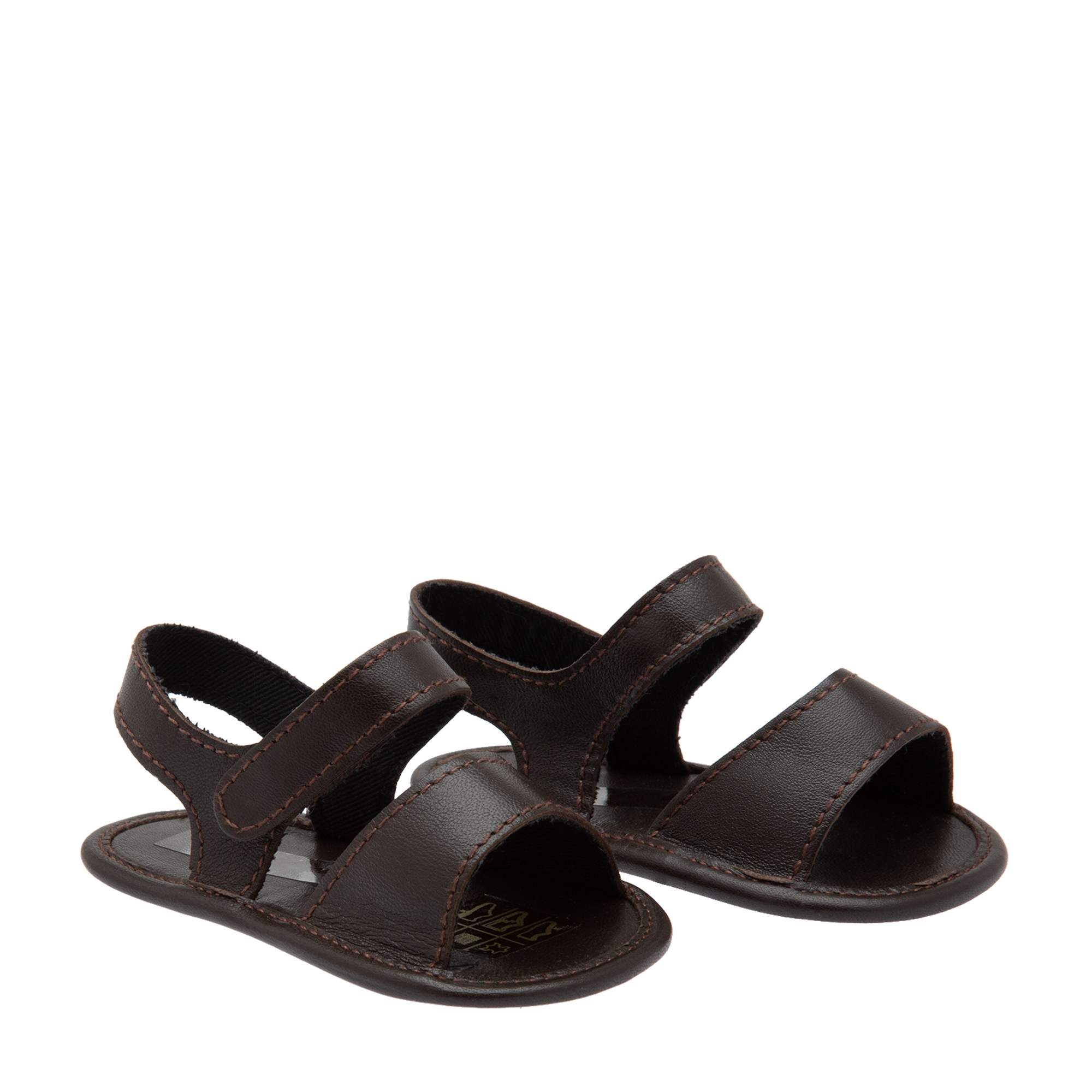 

Leather sandals, Brown