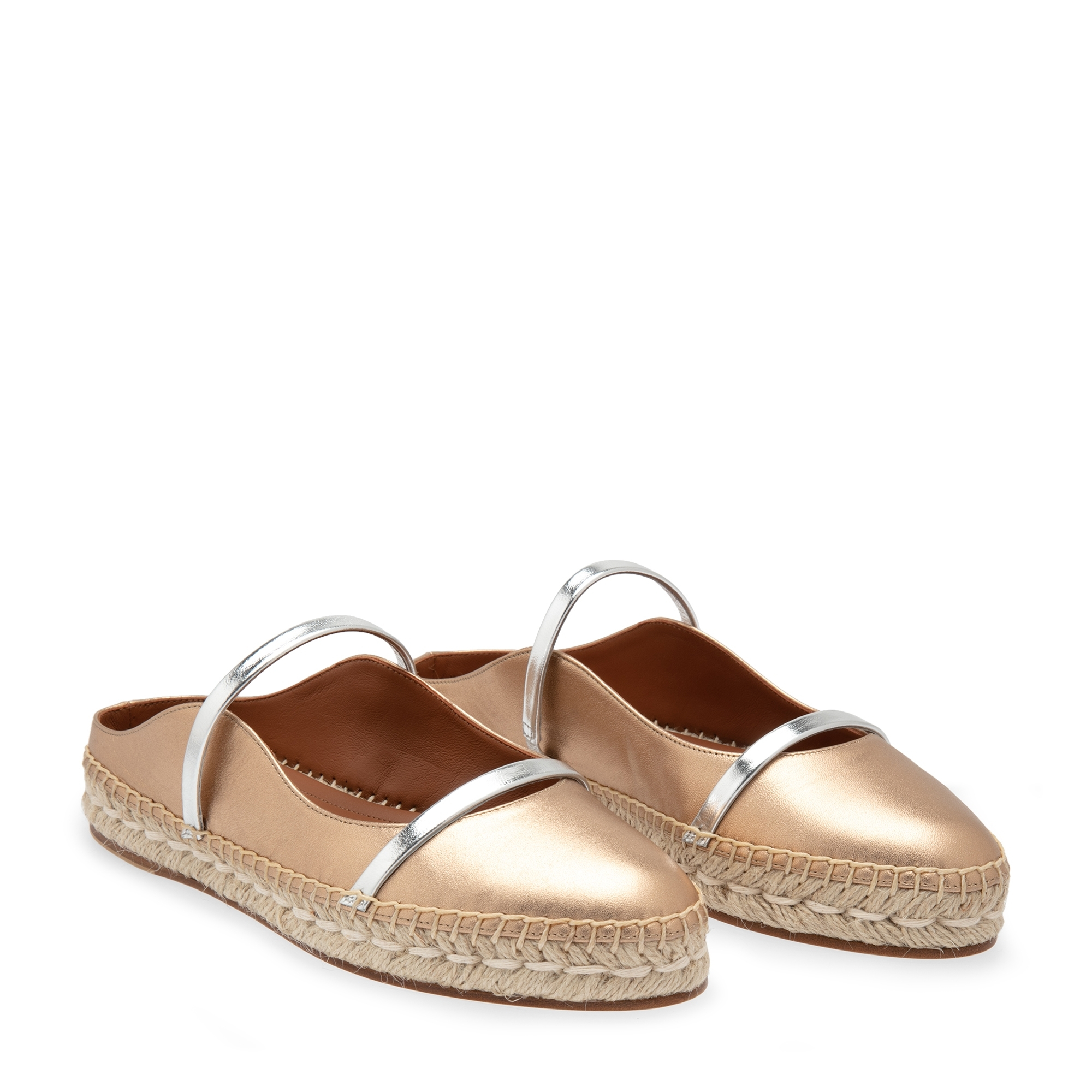 

Sienna mules, Metallic