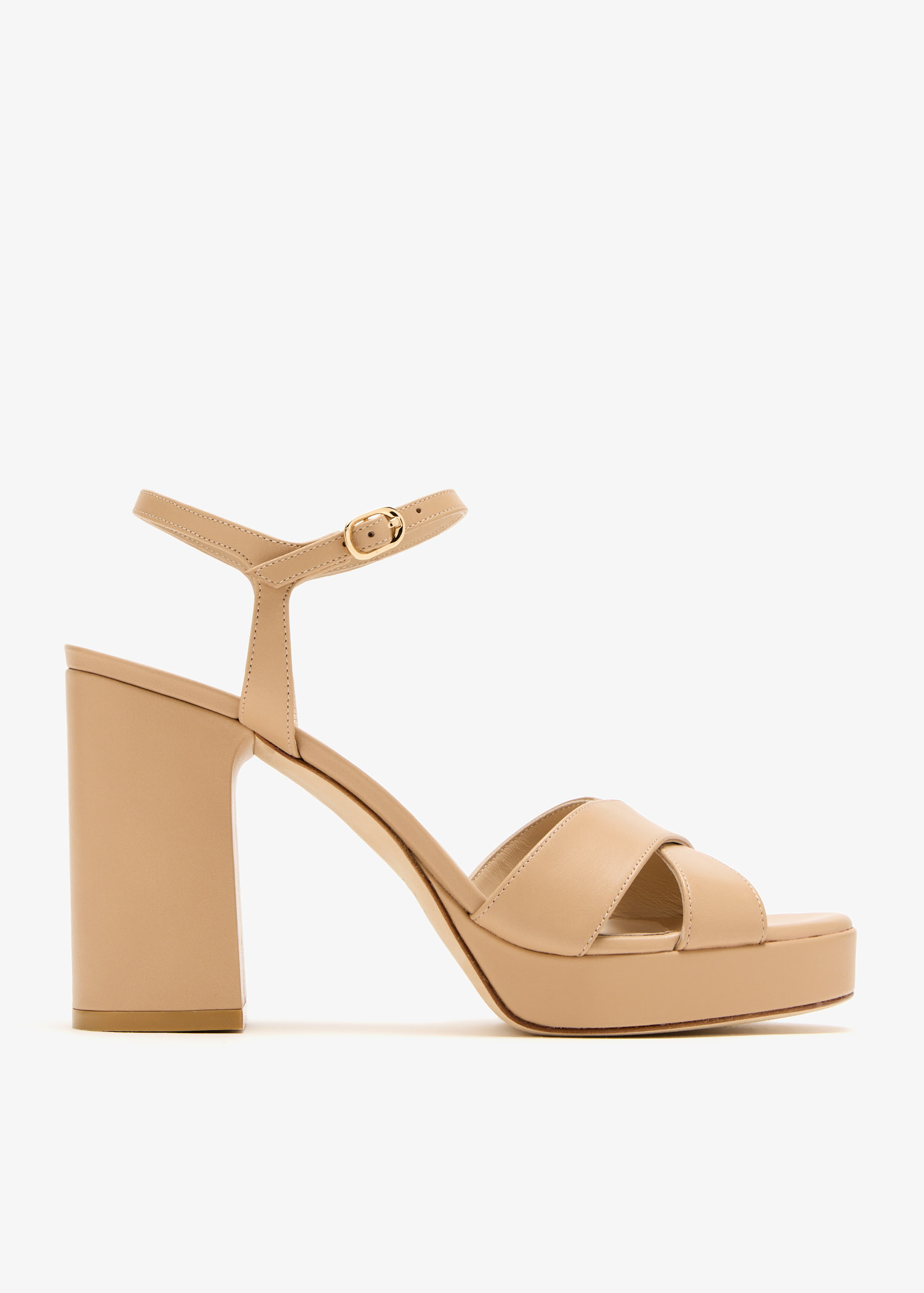 

Dayna platform sandals, Beige