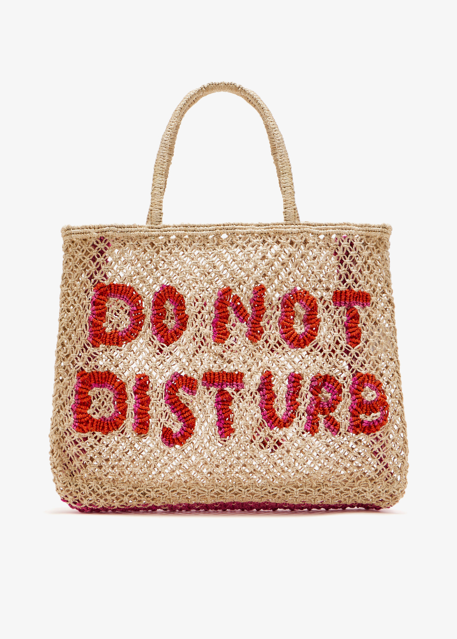 

Do Not Disturb small tote bag, Beige