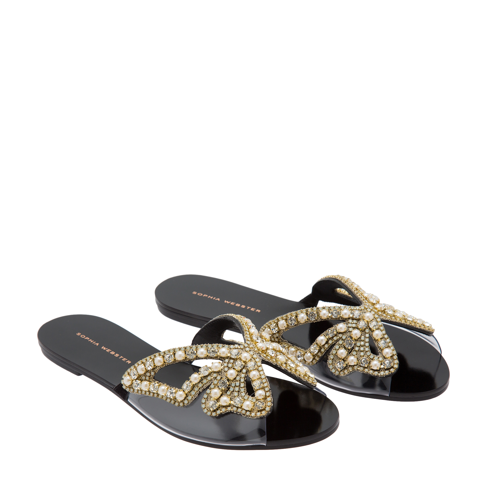 

Madame Butterfly sandals, Black