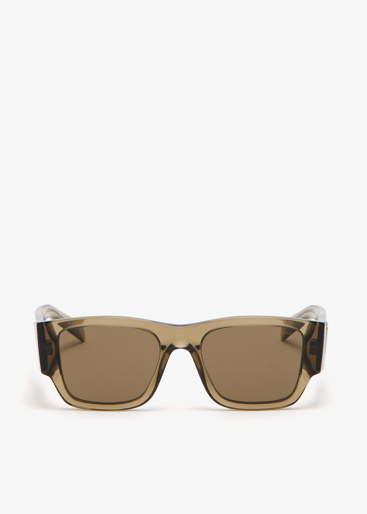 

Triangle logo sunglasses, Brown