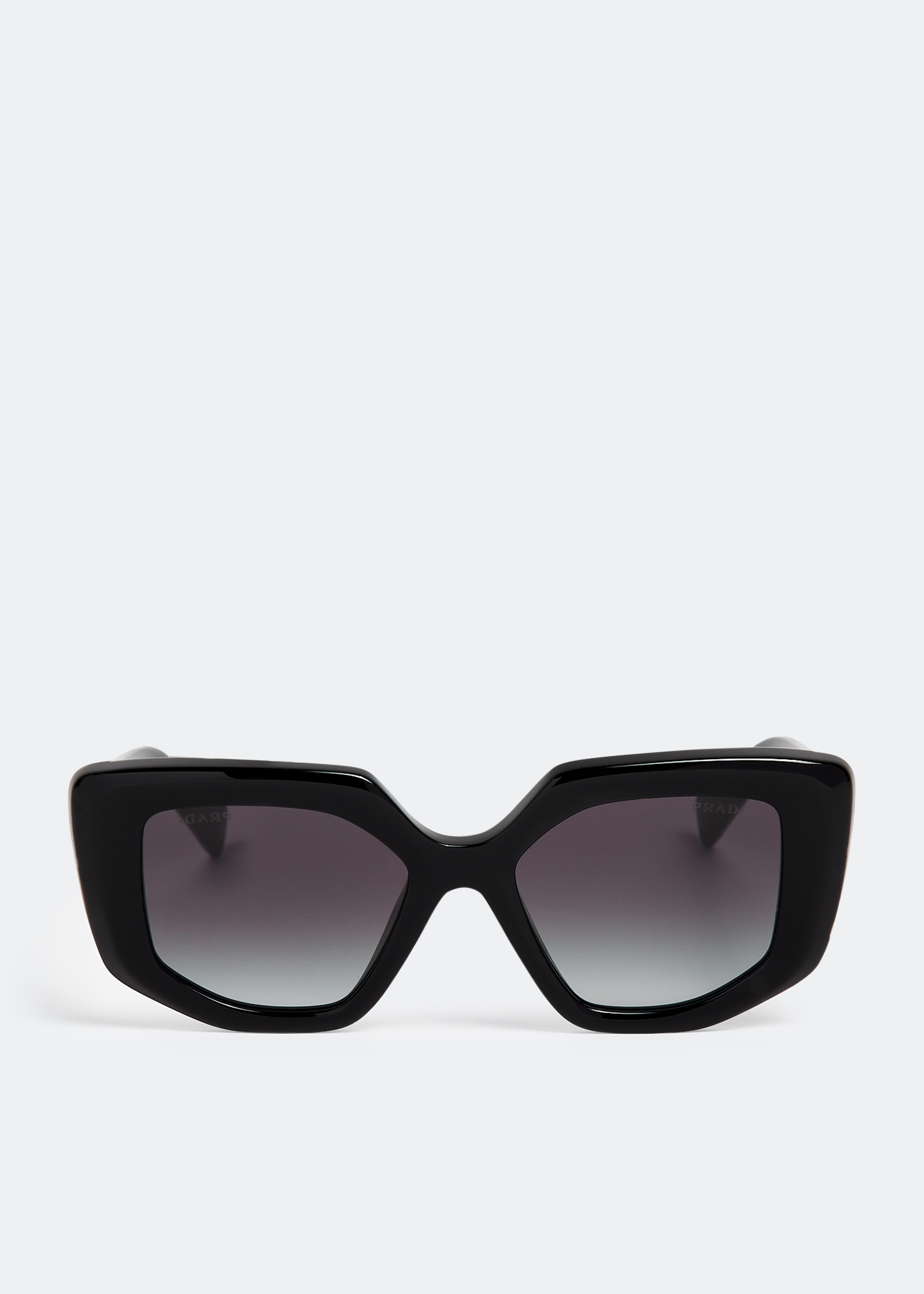 

Triangle logo sunglasses, Black