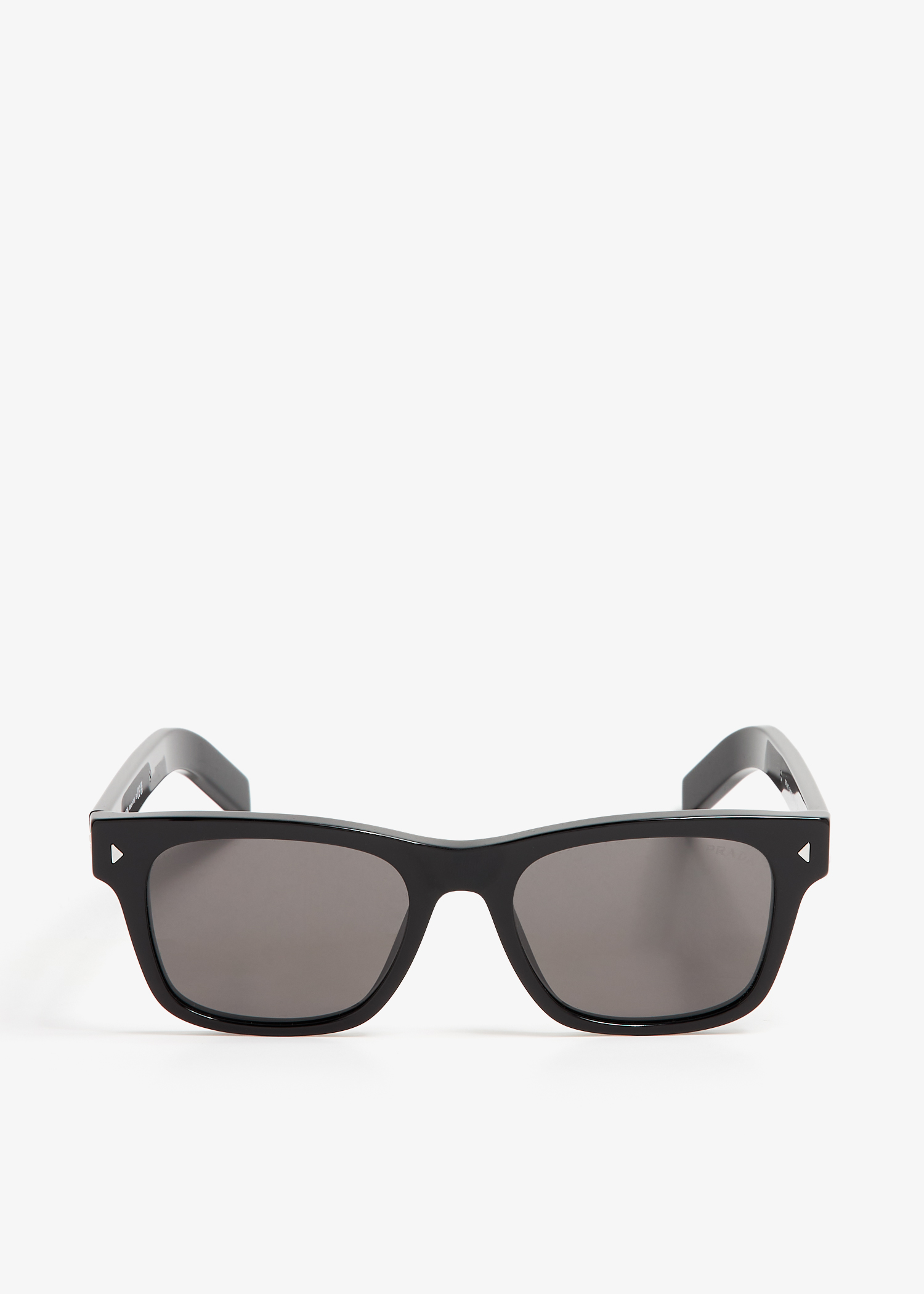 

Iconic metal plaque sunglasses, Black