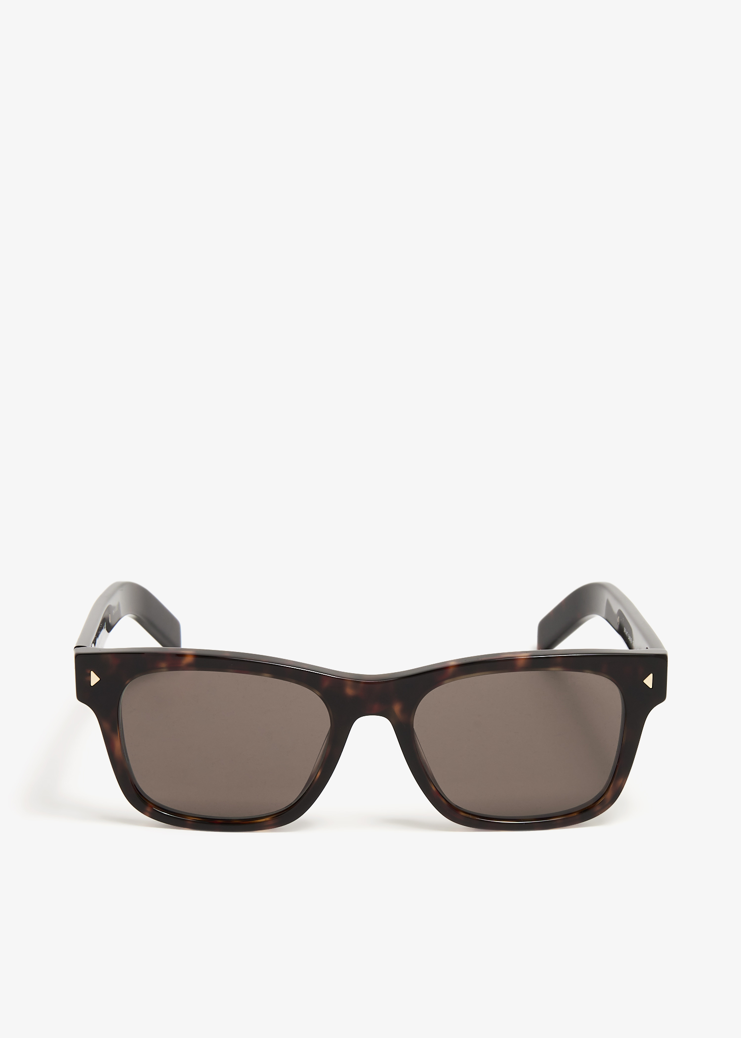 

Iconic metal plaque sunglasses, Brown