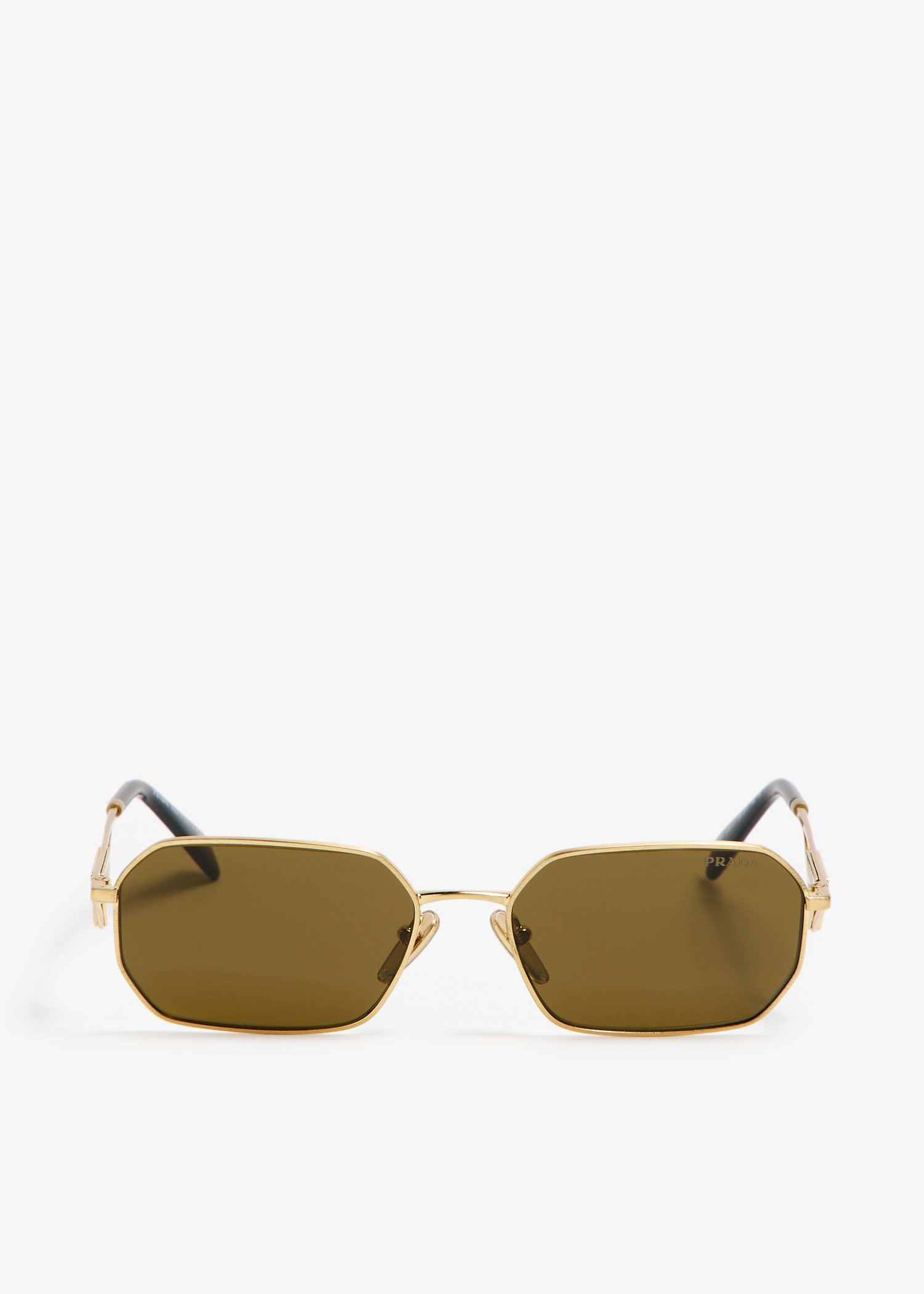 

Triangle logo sunglasses, Green