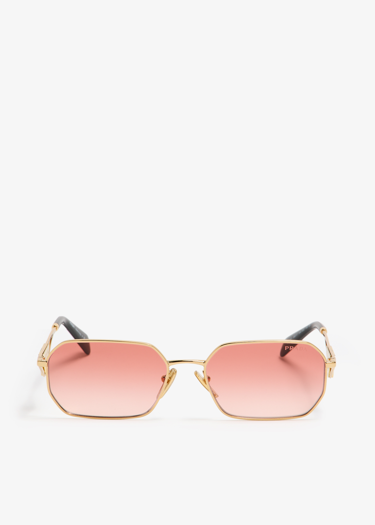 

Triangle logo sunglasses, Pink