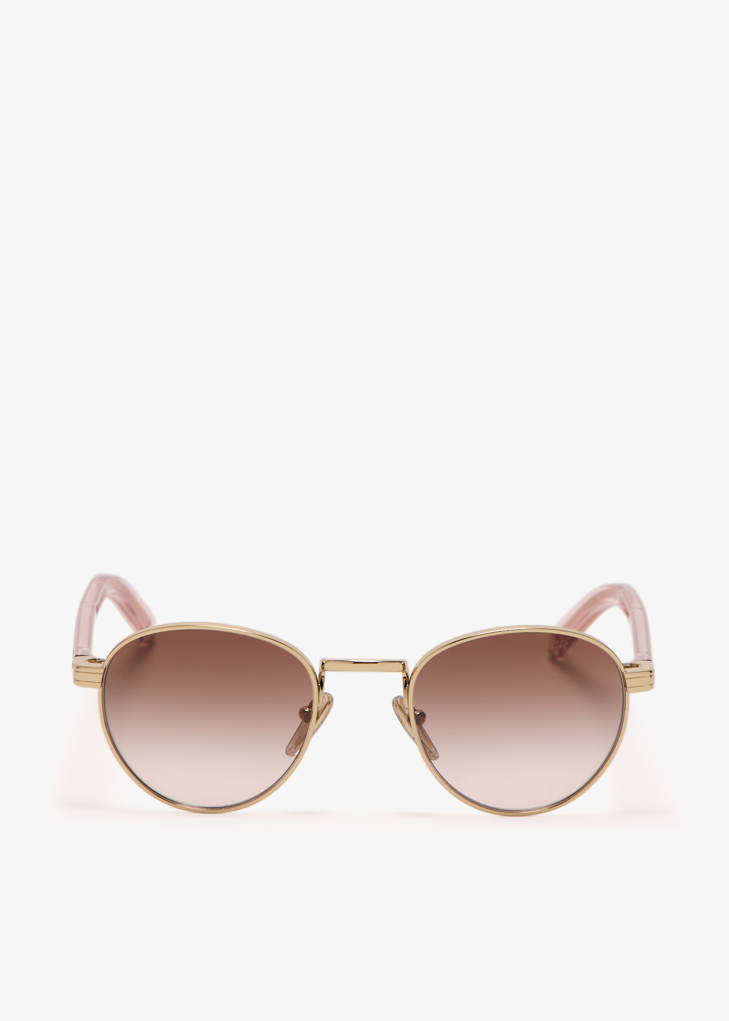 

Iconic metal plaque sunglasses, Gold