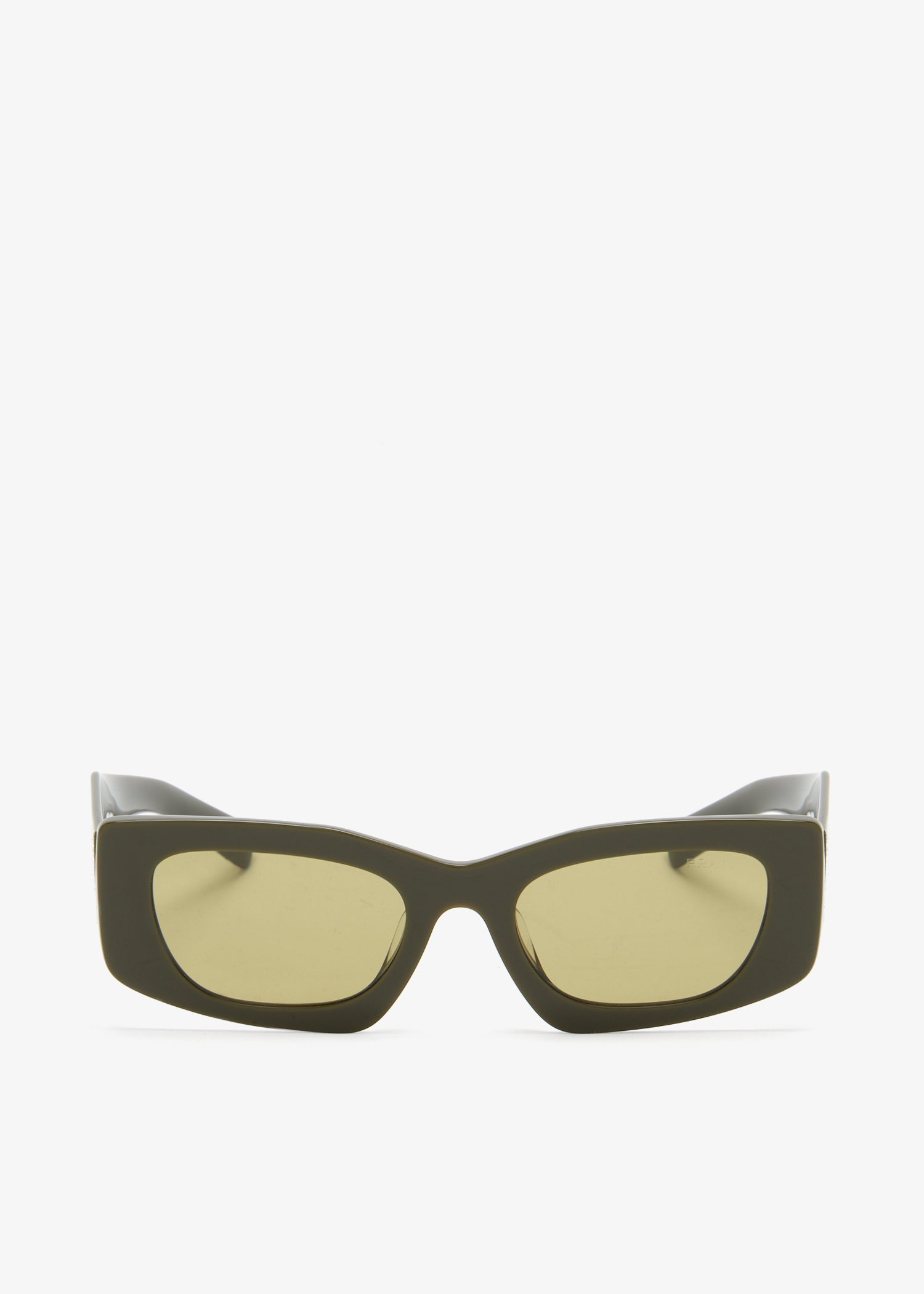 

Triangle logo sunglasses, Green
