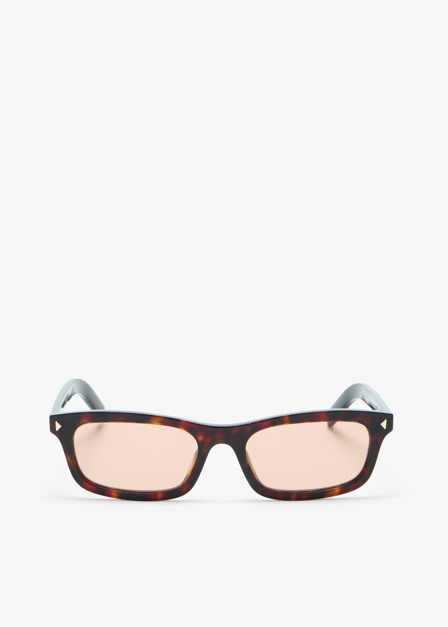 

Iconic metal plaque sunglasses, Brown