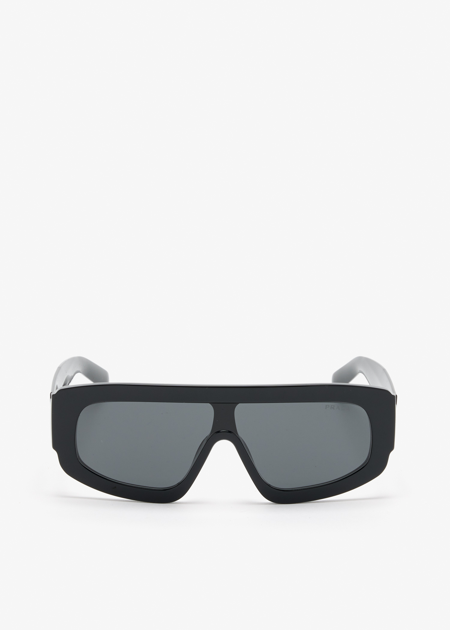 

Triangle logo sunglasses, Black