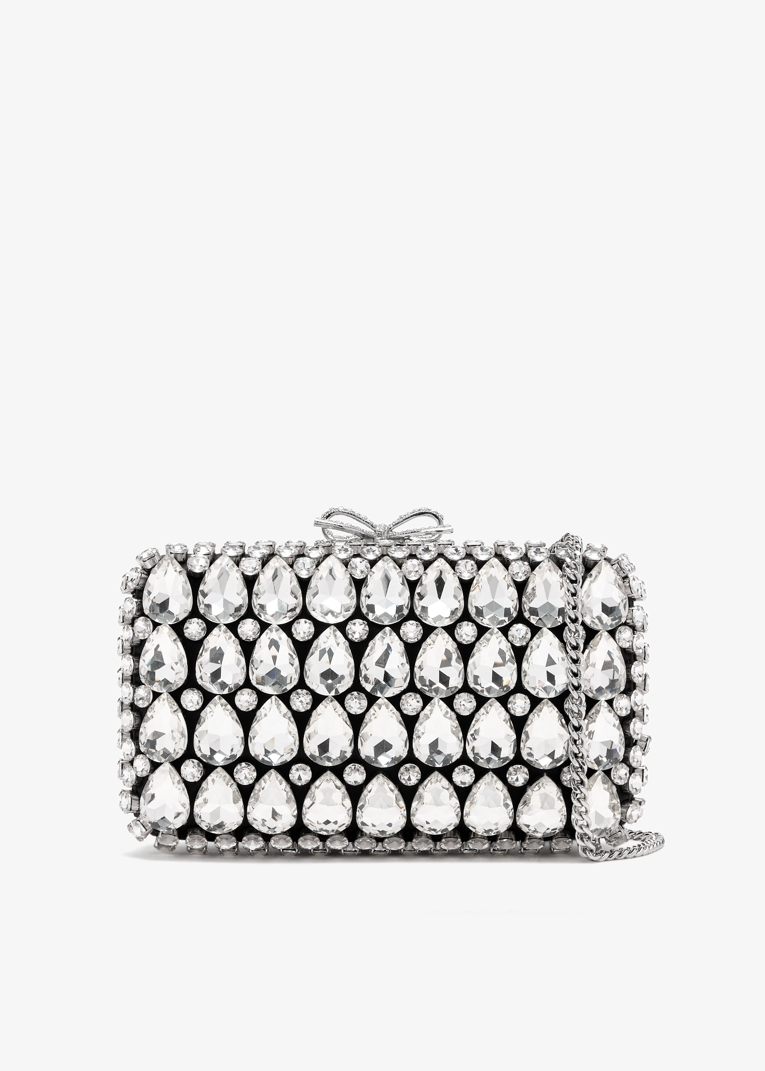 

Crystal clutch, Black
