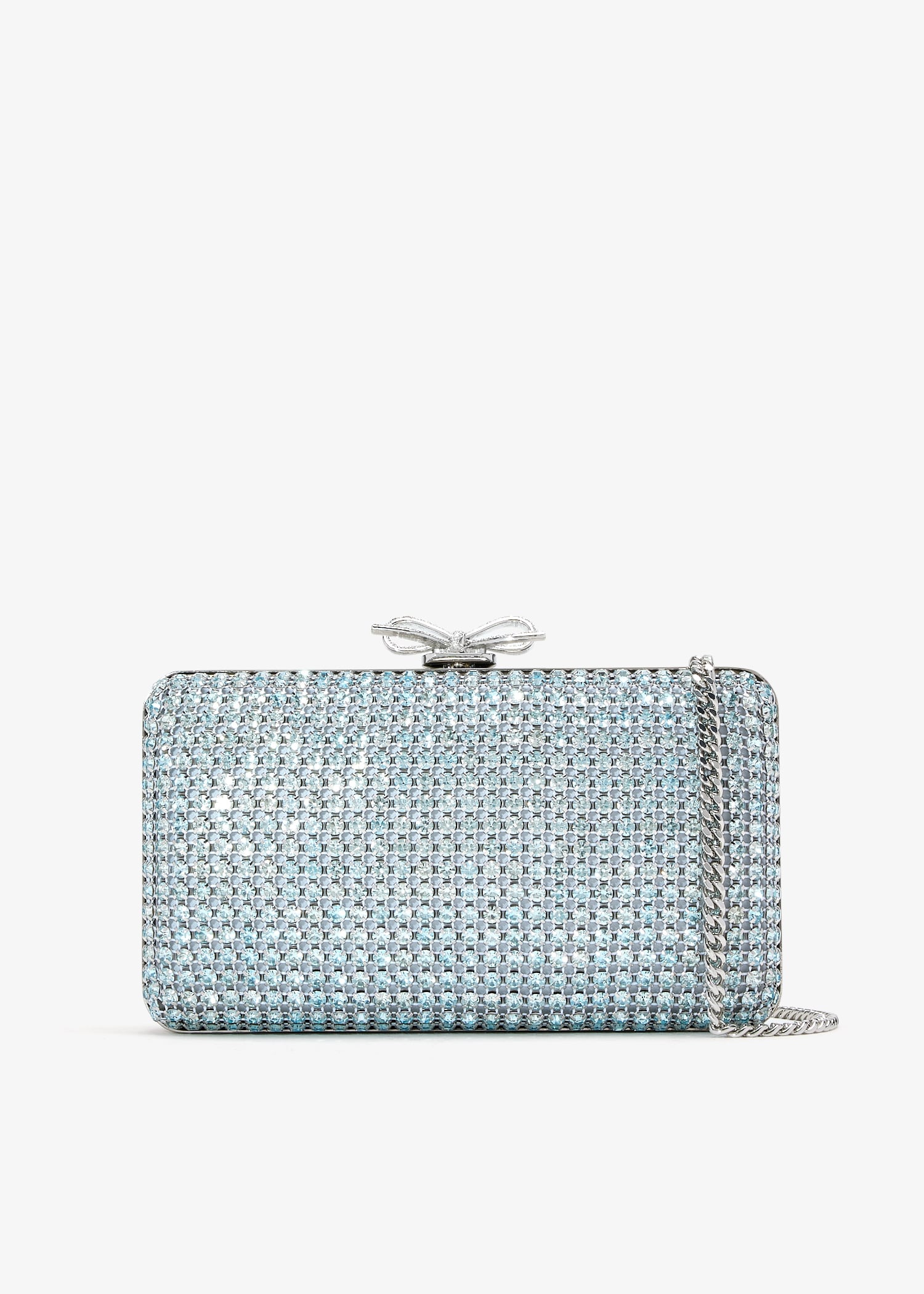 

Chainmail clutch, Blue