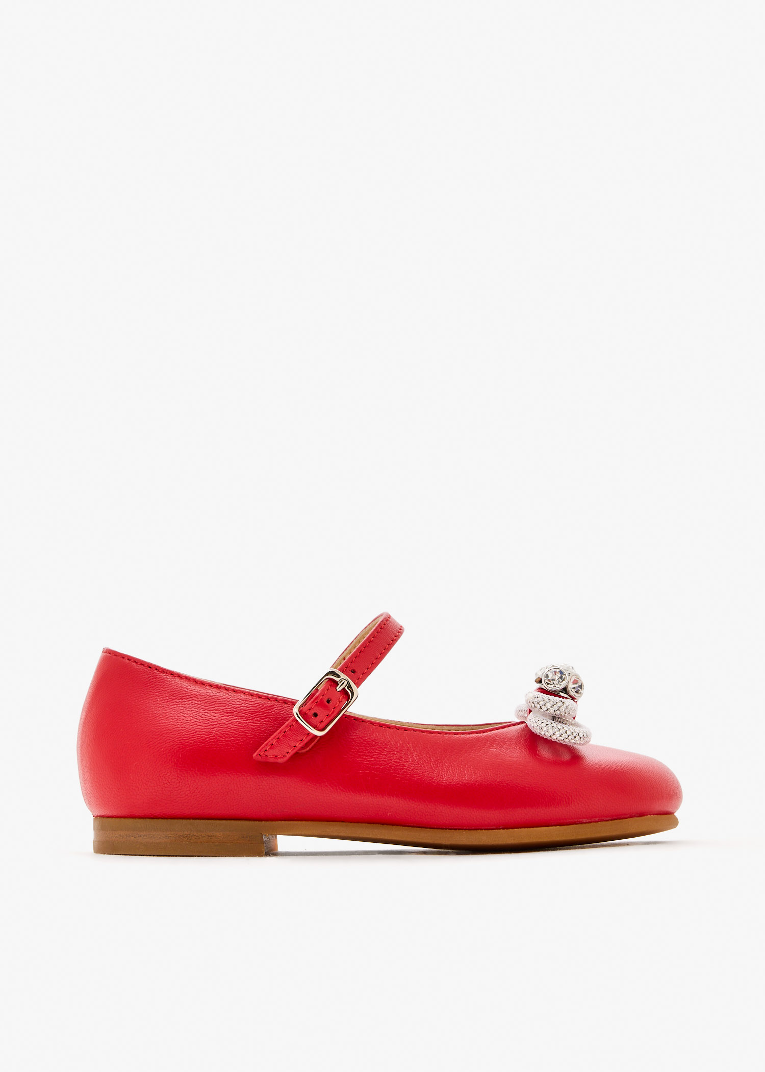 

Double Bow ballerinas, Red