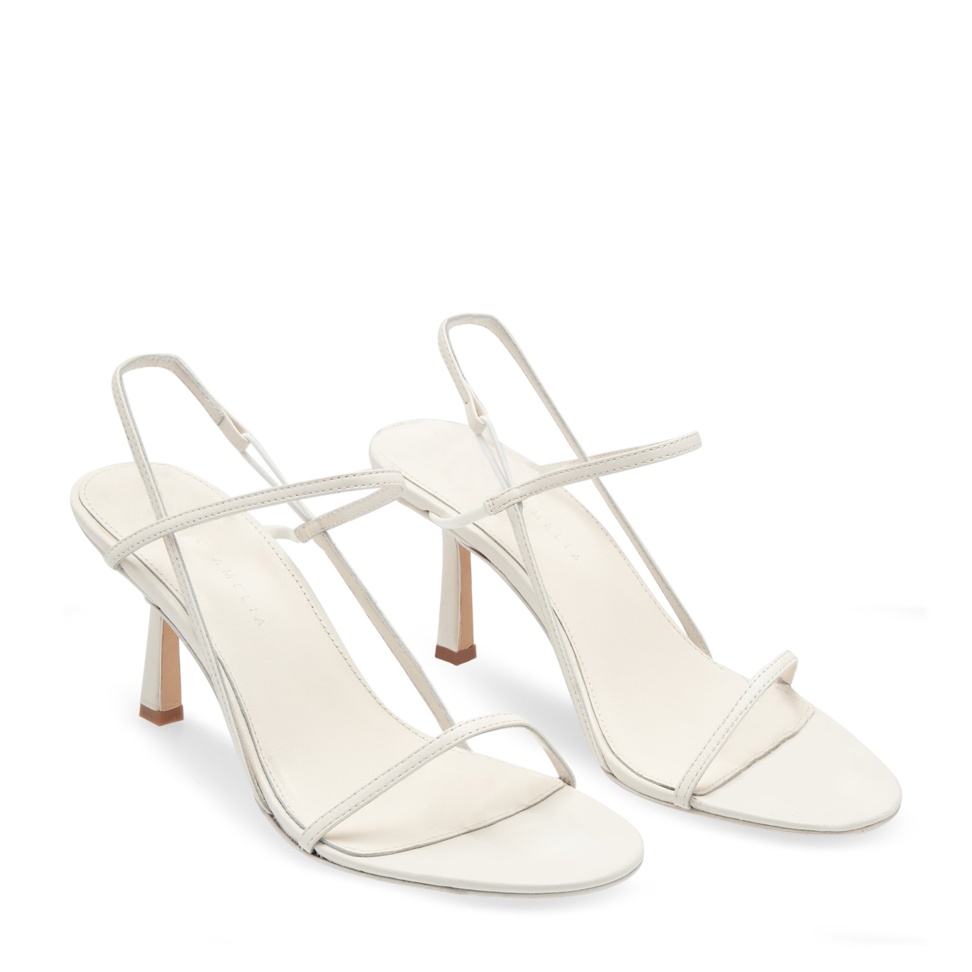 

2.3 leather sandals, White