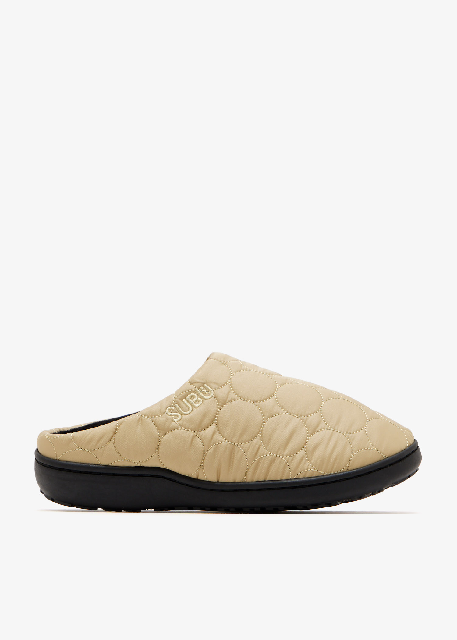 

Circle slippers, Beige