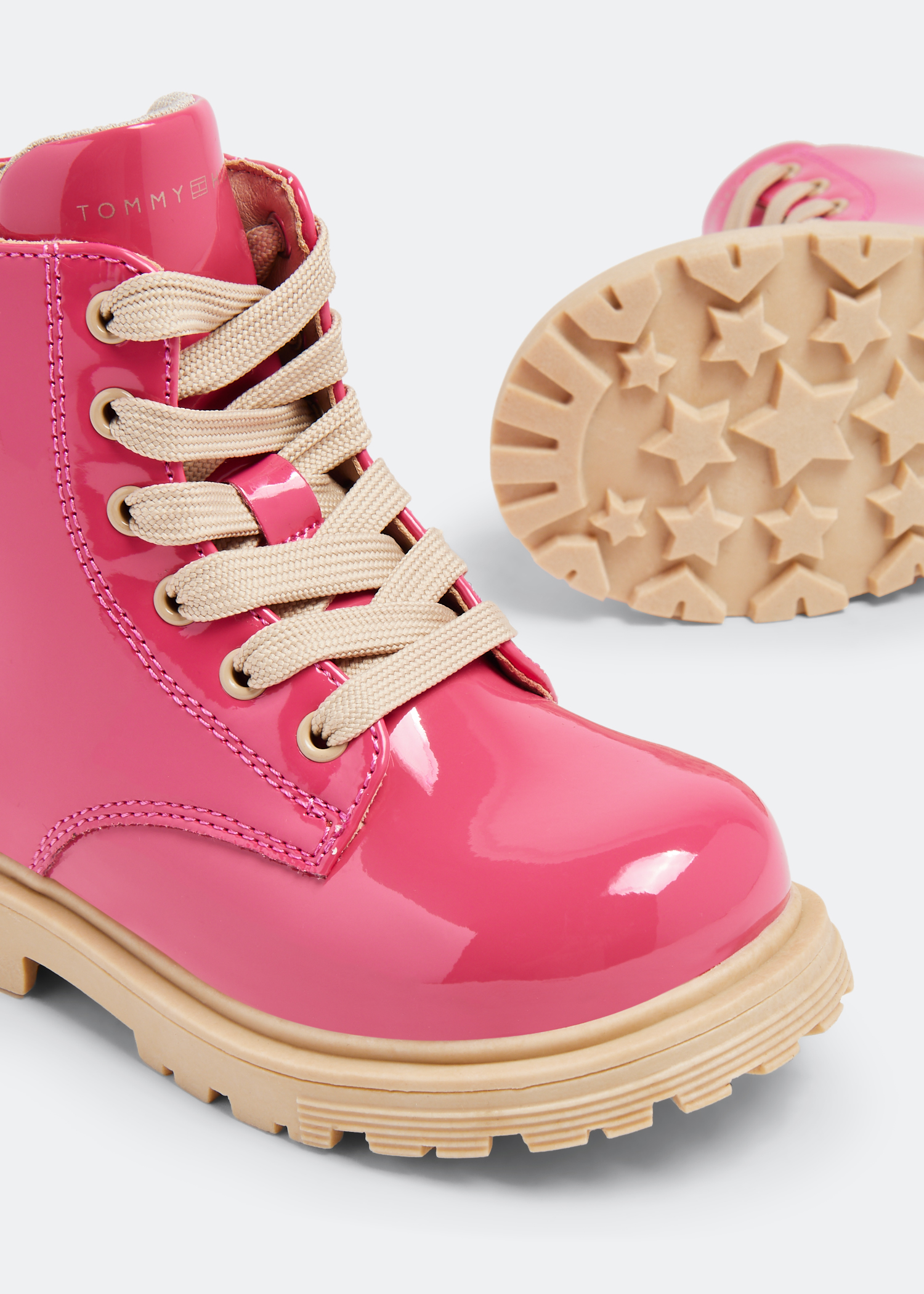 

Keta lace-up boots, Pink