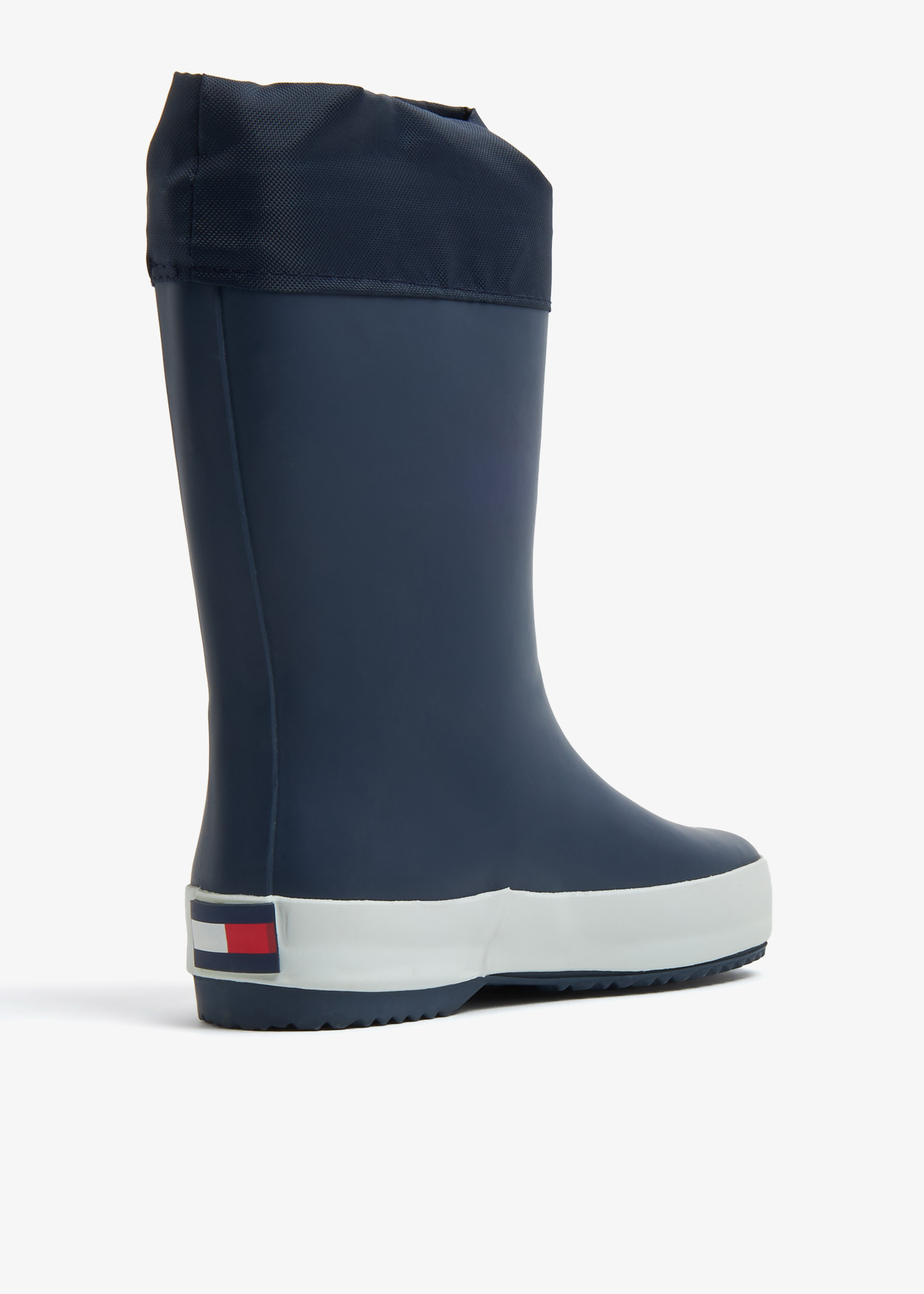 

Rubber logo boots, Blue