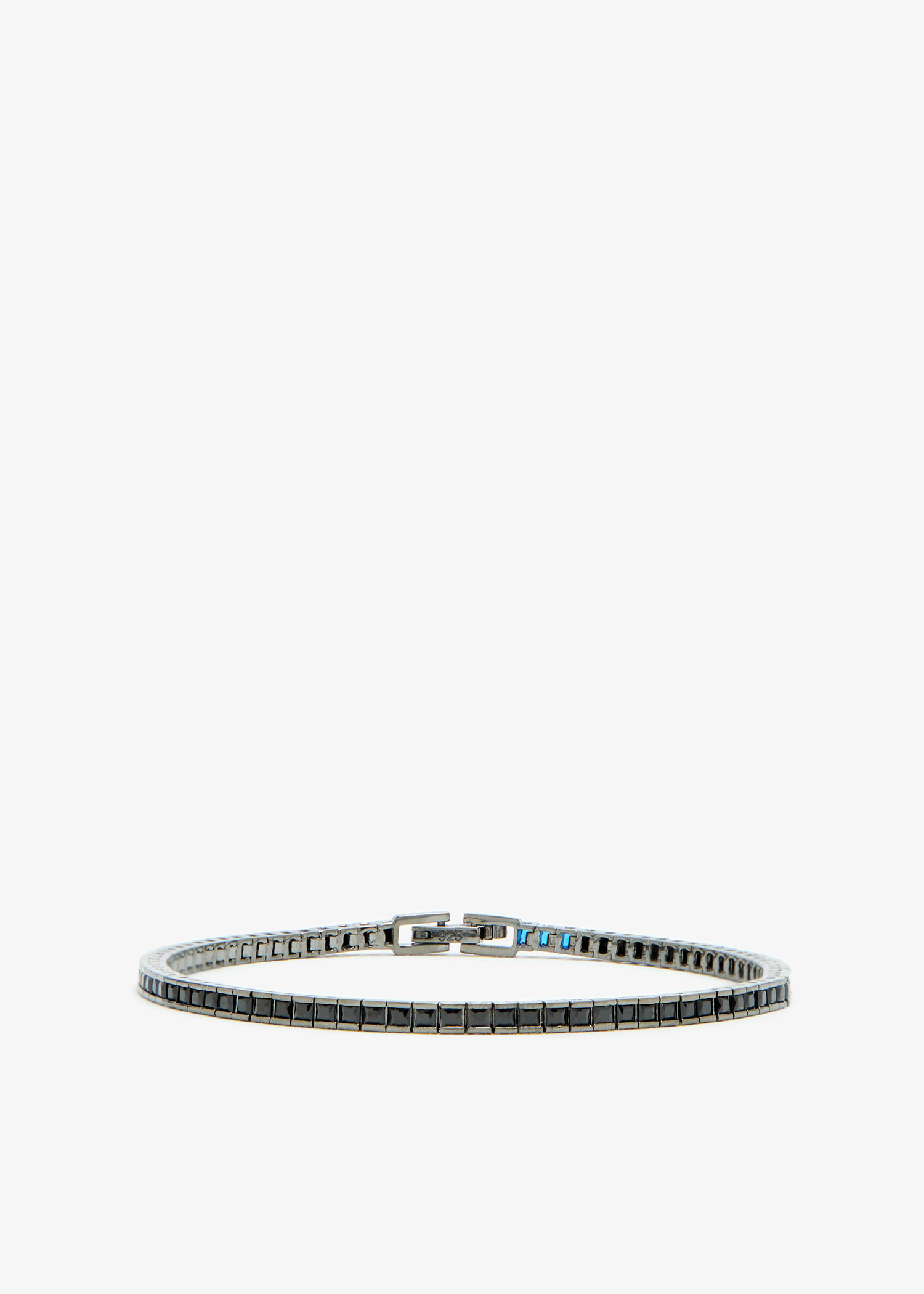 

Quadro tennis bracelet, Silver