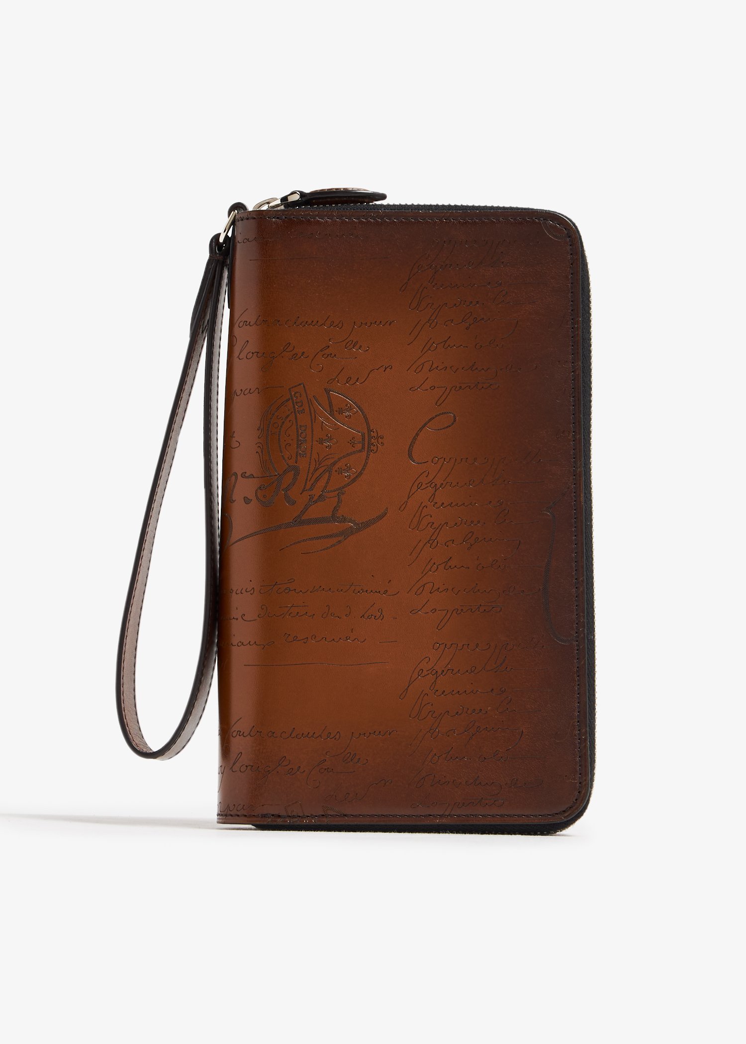 

Tali Scritto leather wallet, Brown