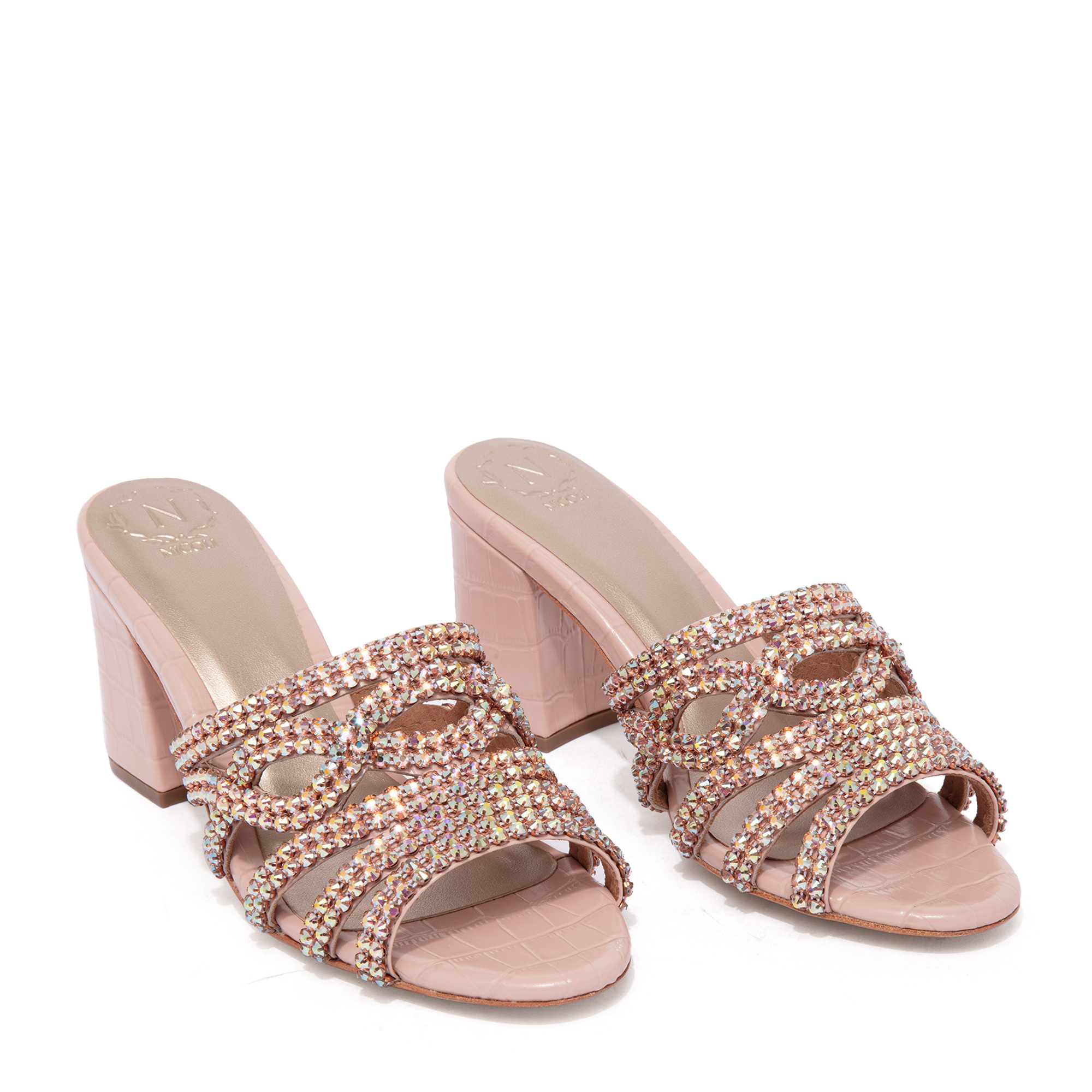 

Talon sandals, Pink
