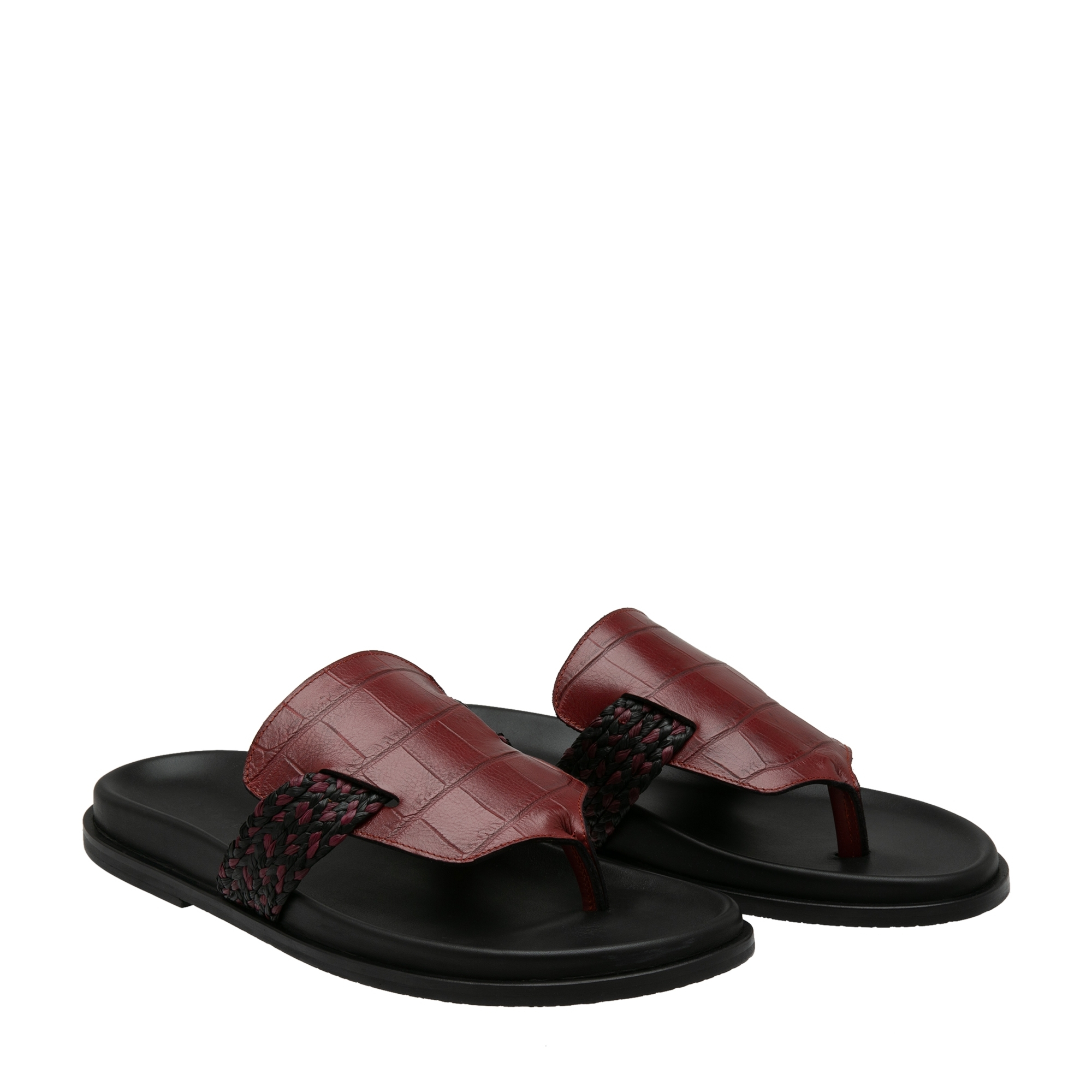 

Tangine sandals, Burgundy