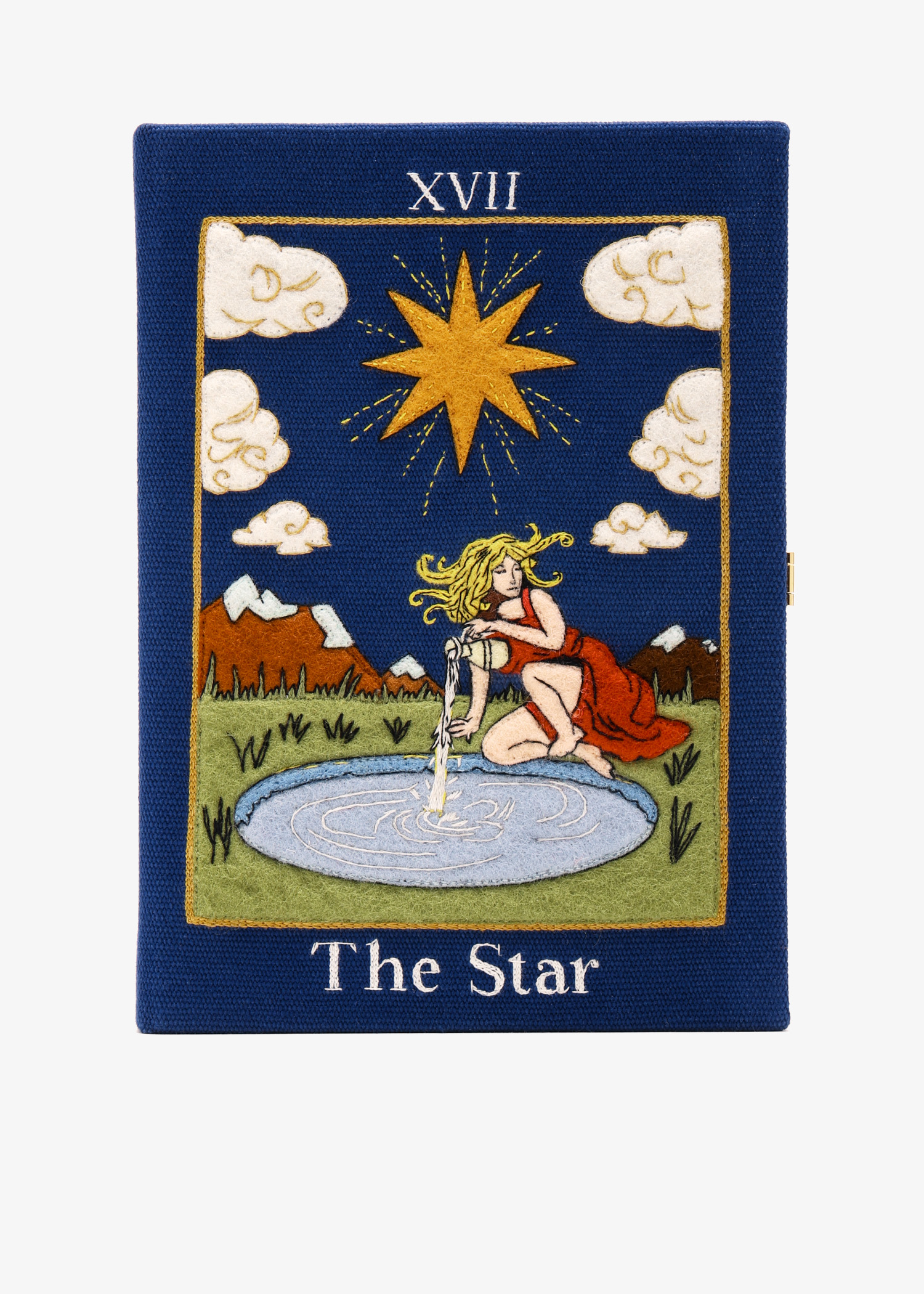 

The Star XVII book clutch, Blue