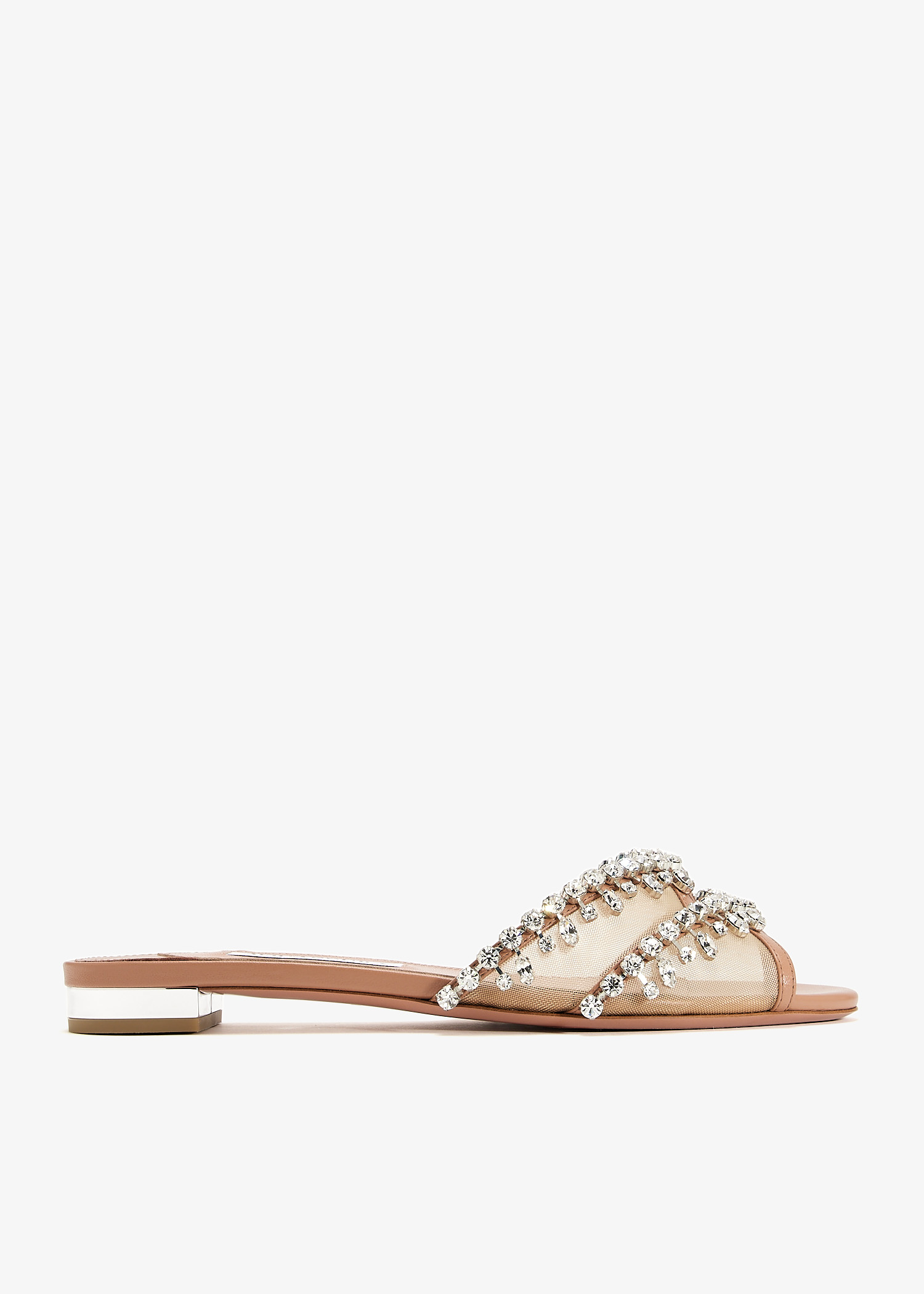 

Temptation crystal flat sandals, Pink