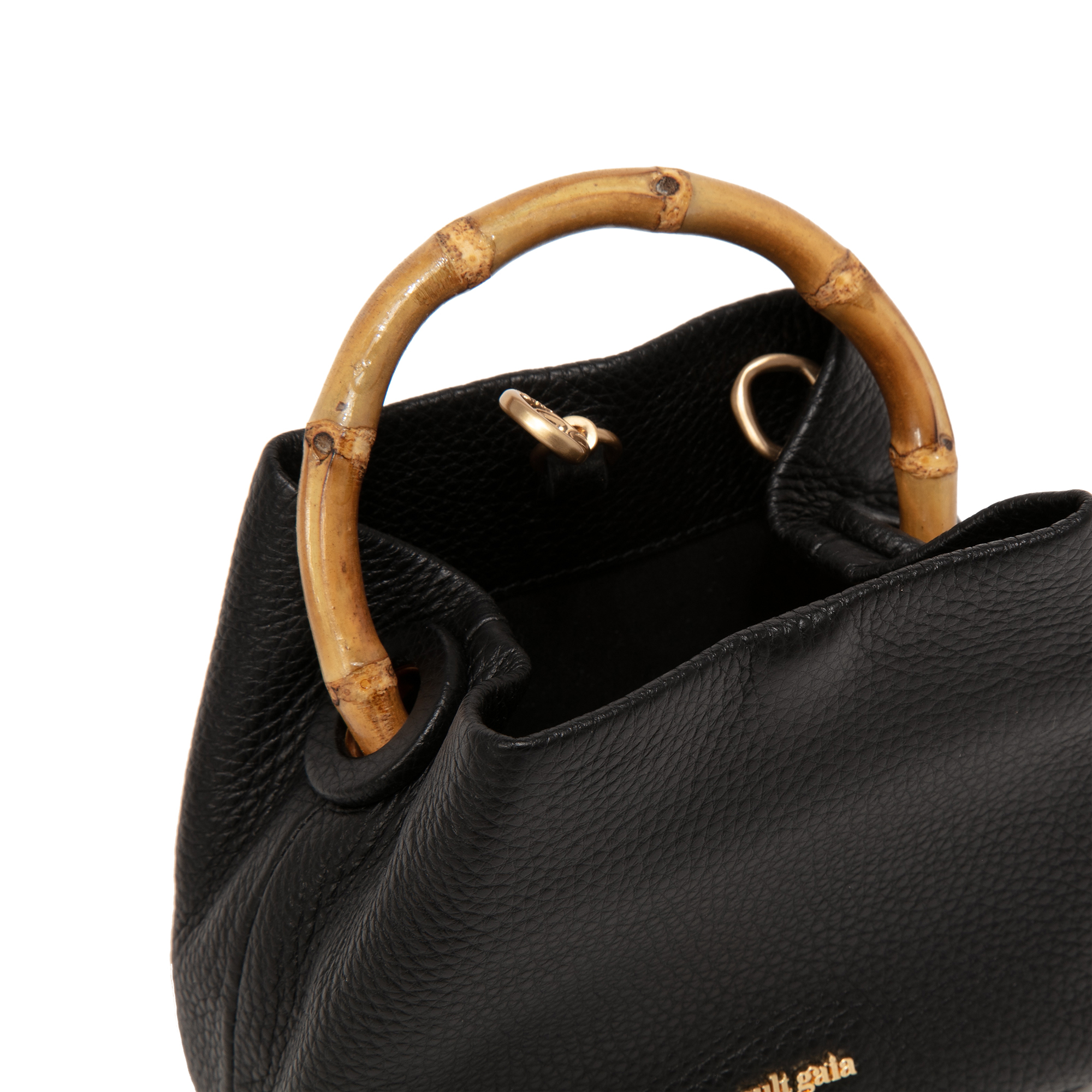 

Solene mini top handle bag, Black