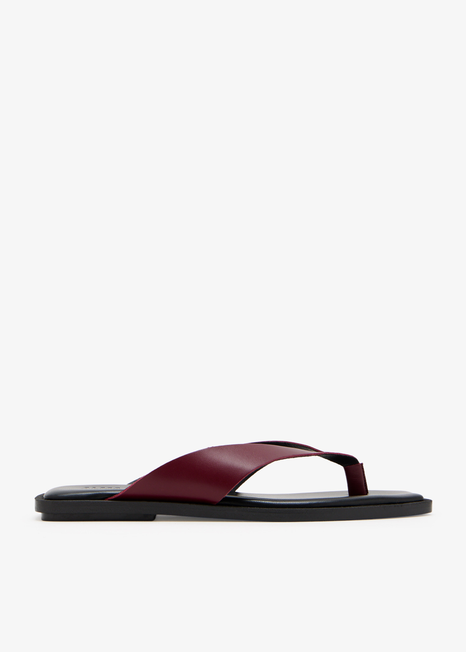 

Thalia thong sandals, Burgundy