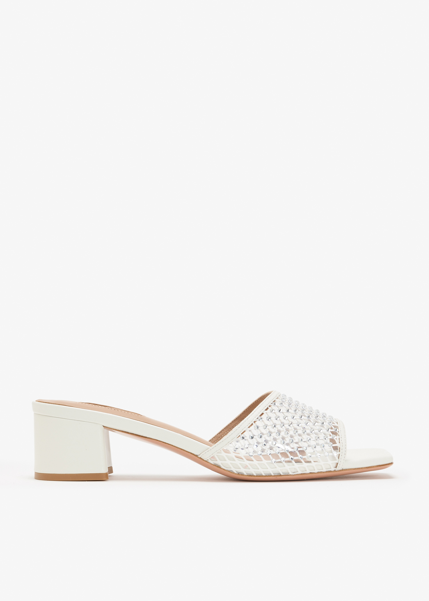 

Tisil mules, White