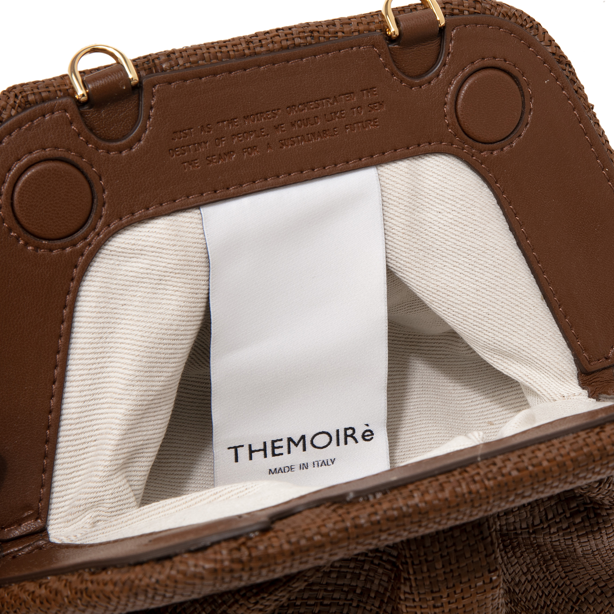 

Gea raffia clutch, Brown