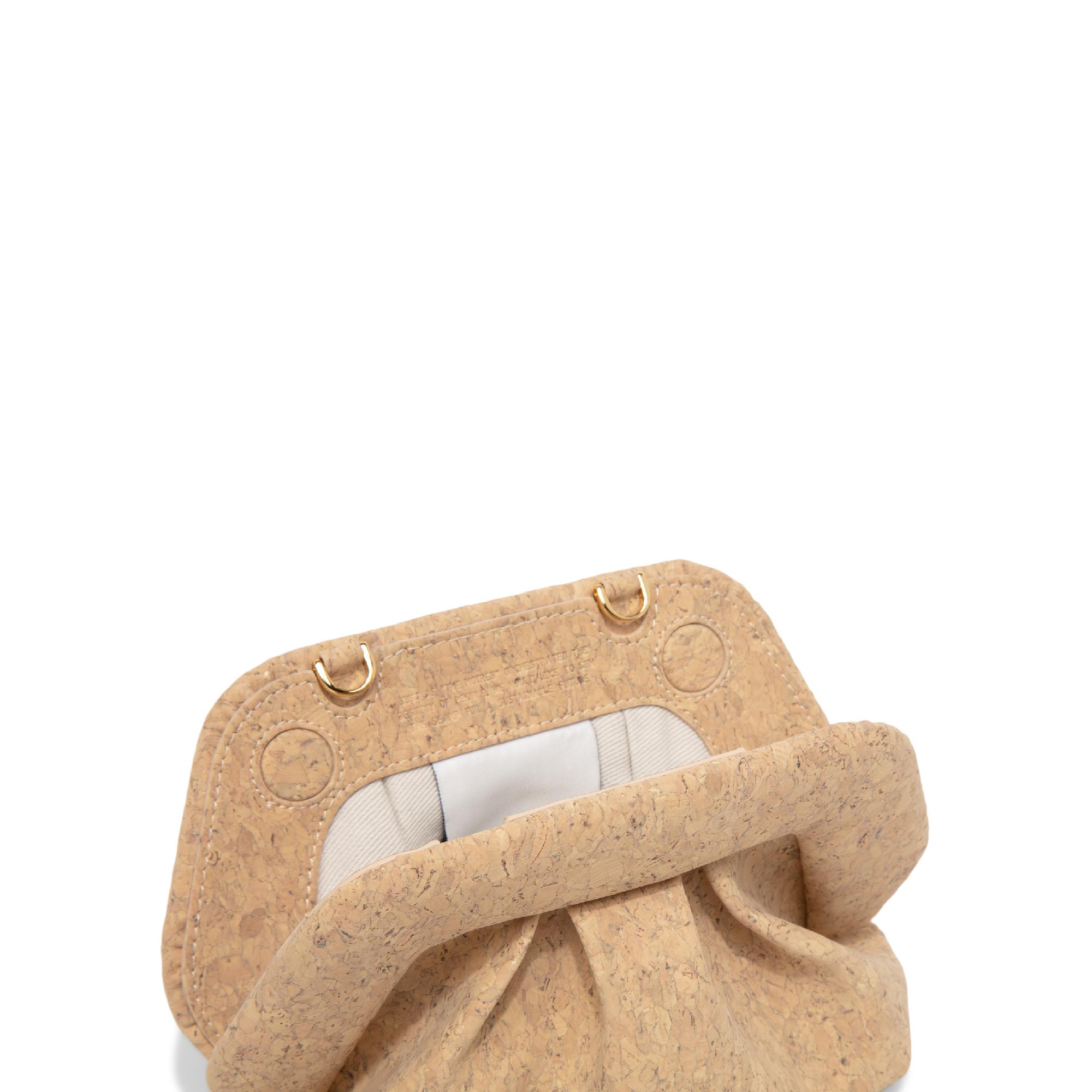 

Gea natural cork clutch, Beige